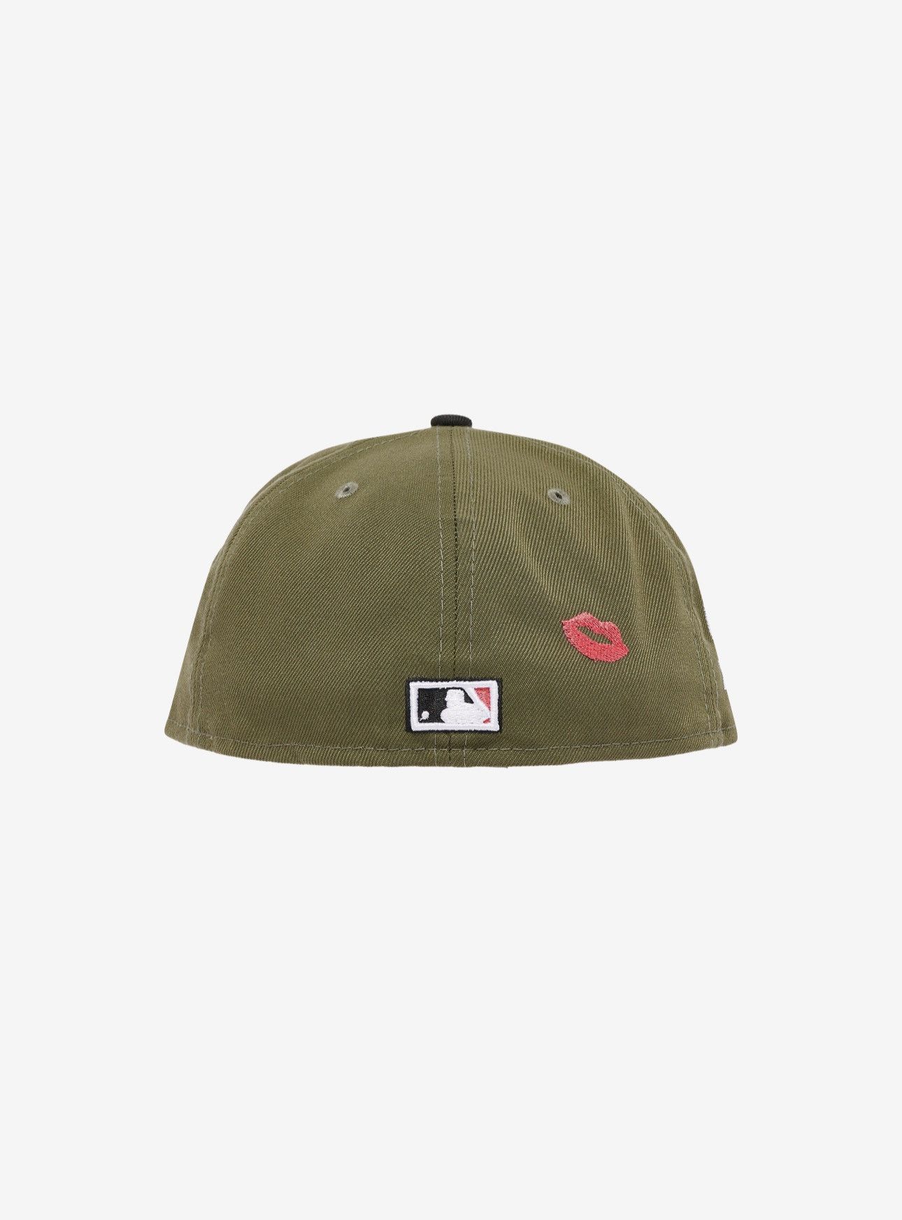 Hat Club × MLB × New Era New Era Braves Side Patch Lips Fitted Cap Size ONE SIZE - 2 Thumbnail