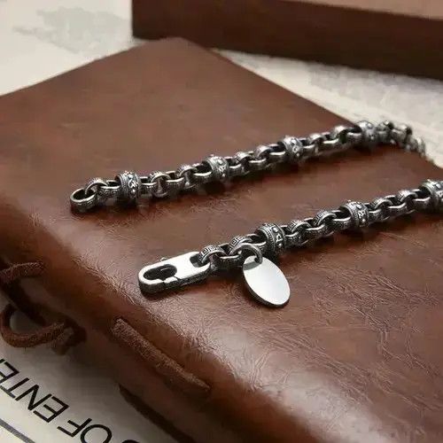 Other Silver Color Six-character Mantra Necklace Size ONE SIZE - 2 Thumbnail