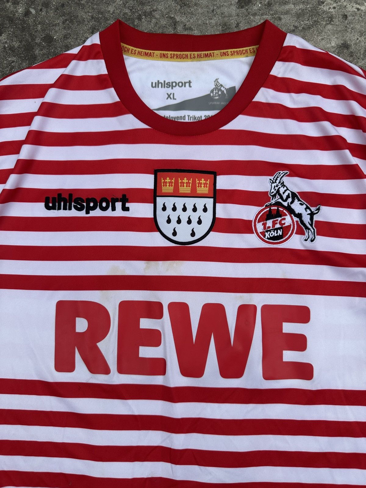 Vintage Vintage Uhlsport 1.FC Koln 11 Gilsdorf Soccer Jersey XL Rare Size US XL / EU 56 / 4 - 2 Thumbnail