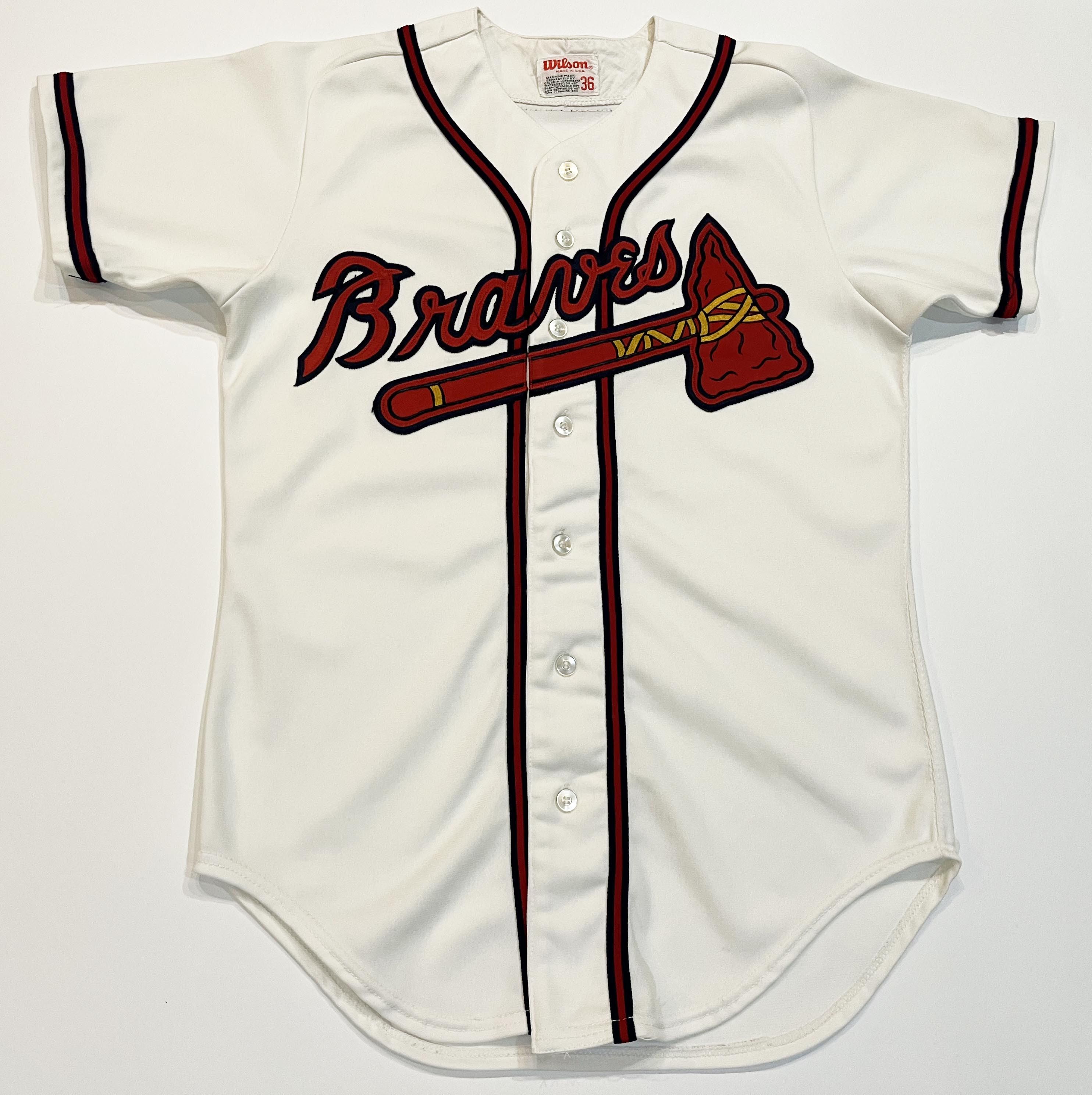 Wilson Vintage Wilson MLB Atlanta Braves #3 Baseball Jersey Size US M / EU 48-50 / 2 - 1 Thumbnail