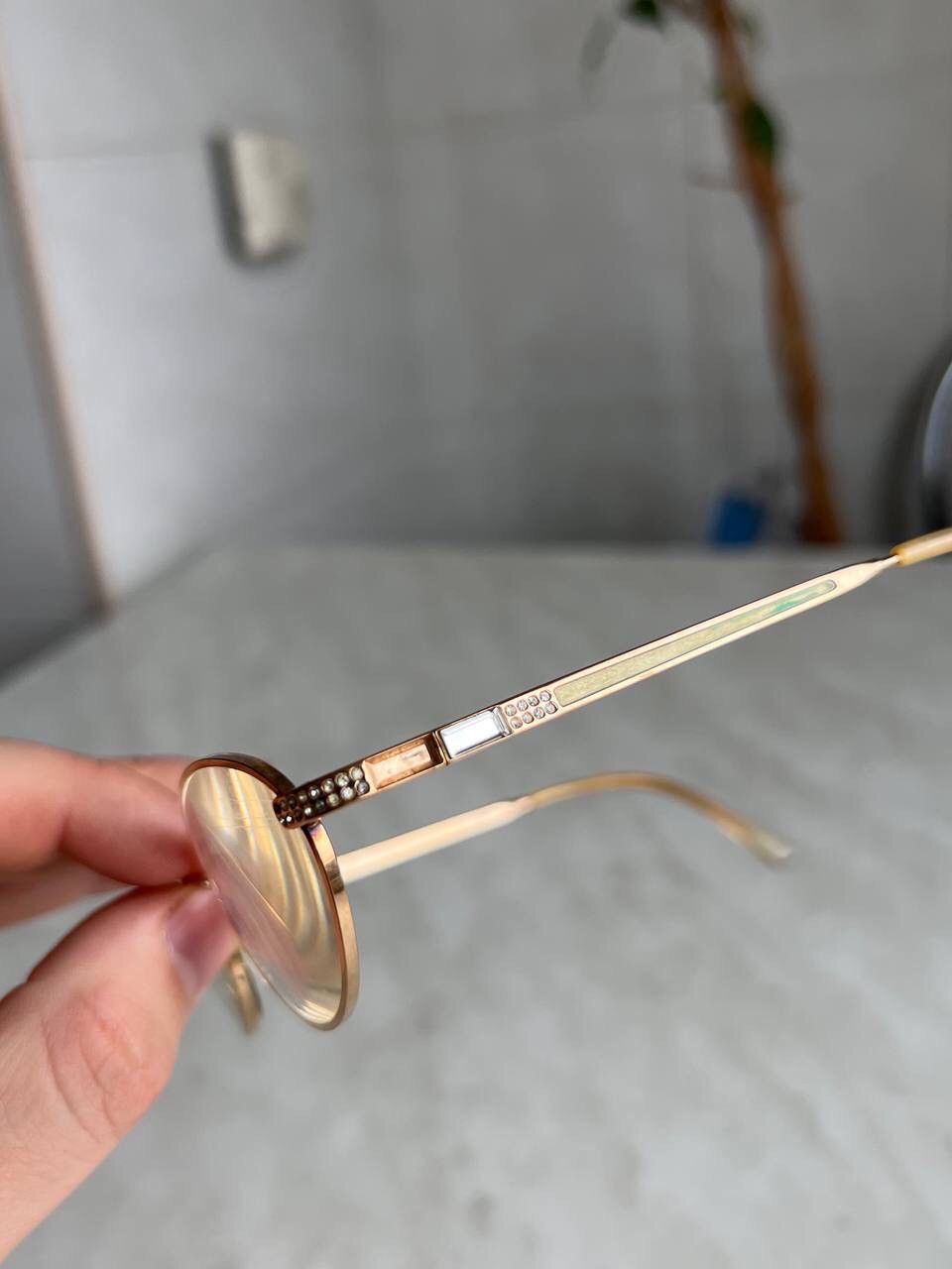Swarovski Vintage Daniel Swarovski 80's 90's Oval Glasses Eyeglasses Size ONE SIZE - 2 Thumbnail