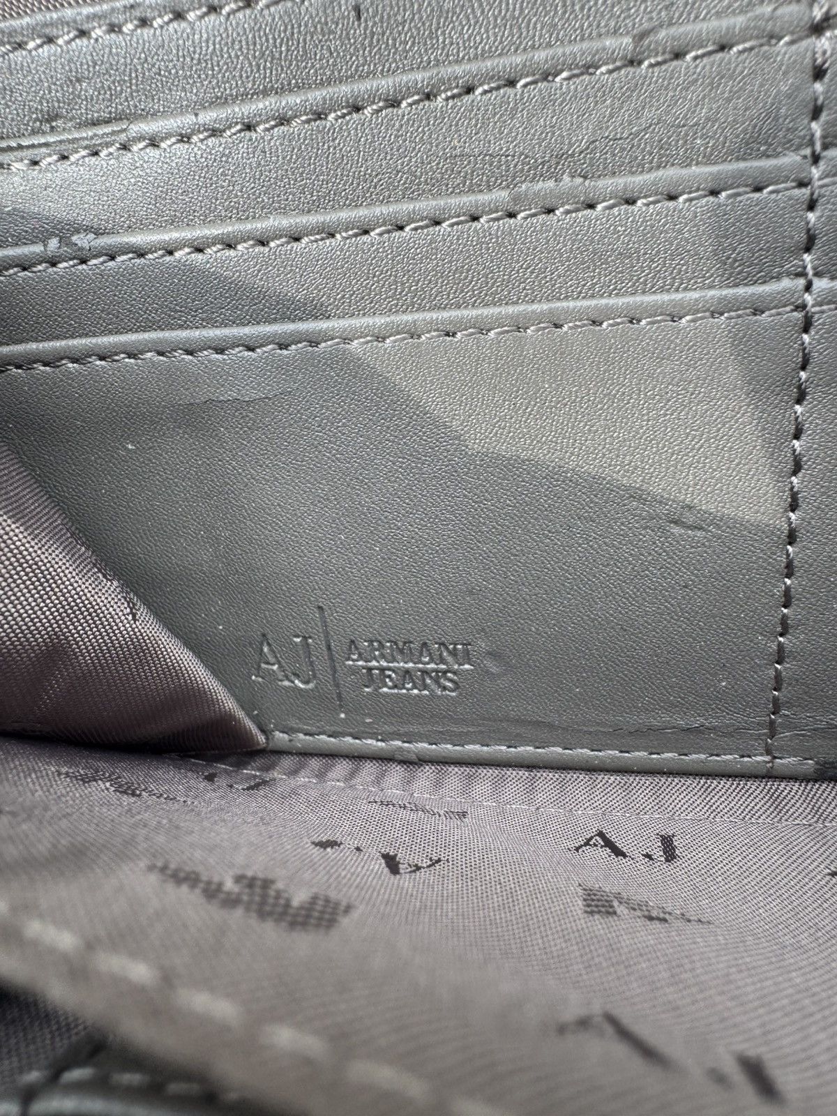 Armani Armani Jeans Y2k Long Wallet Size ONE SIZE - 18 Thumbnail