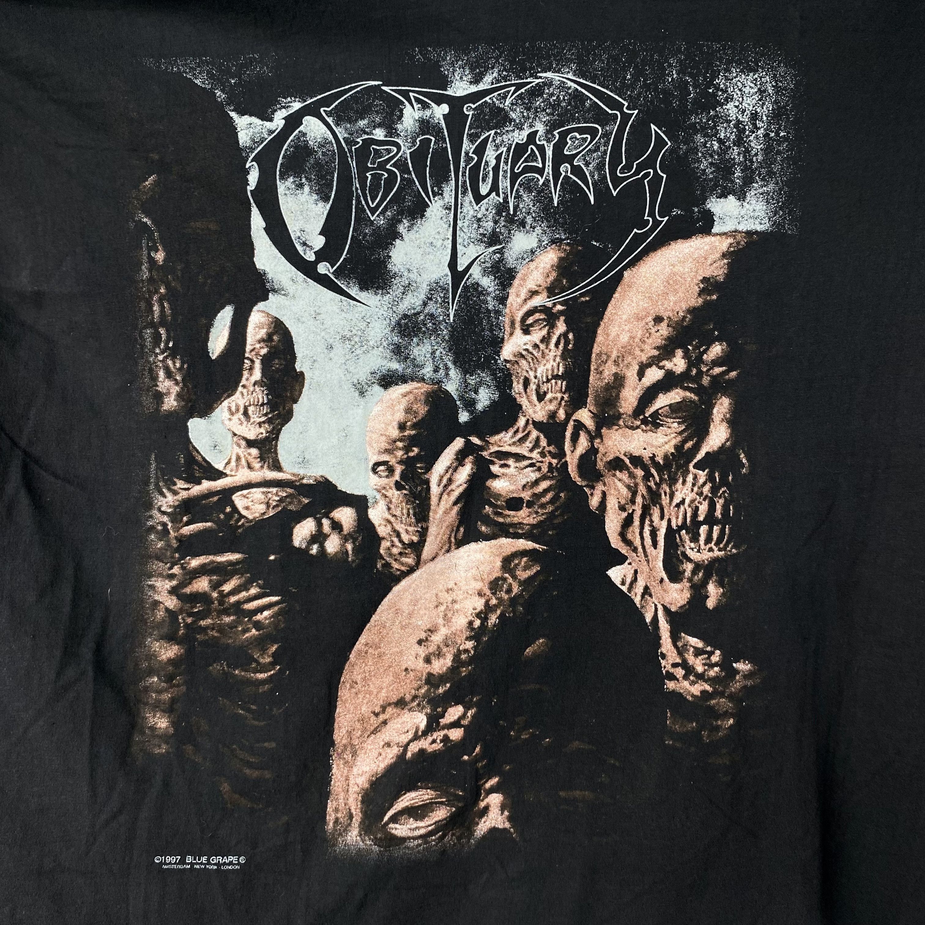 Band Tees OBITUARY Back From The Dead Vintage 1997 Shirt Size US XL / EU 56 / 4 - 2 Thumbnail