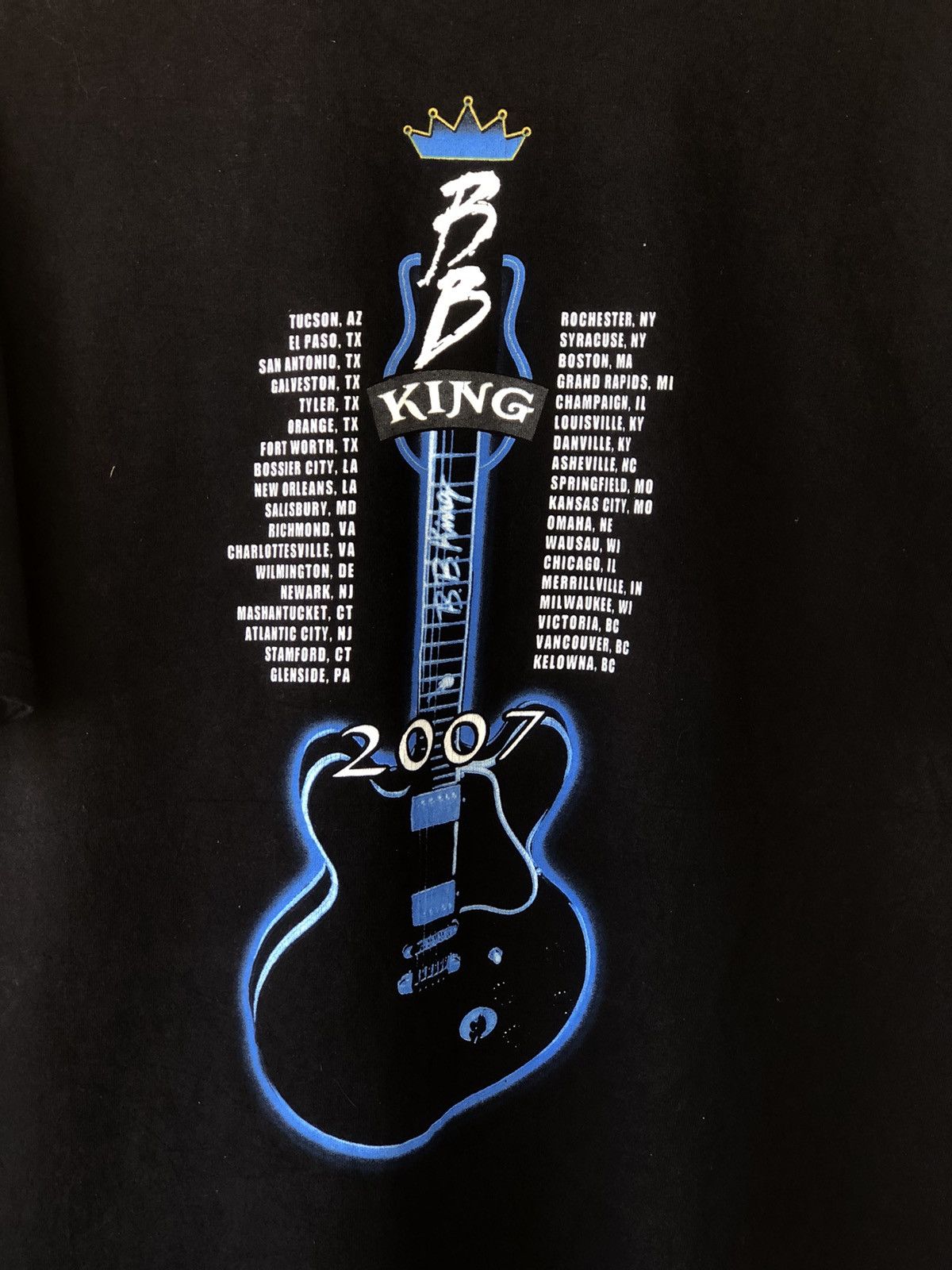 Band Tees × Vintage Vintage B B KING Bluesman Tour Tee Size US L / EU 52-54 / 3 - 8 Thumbnail