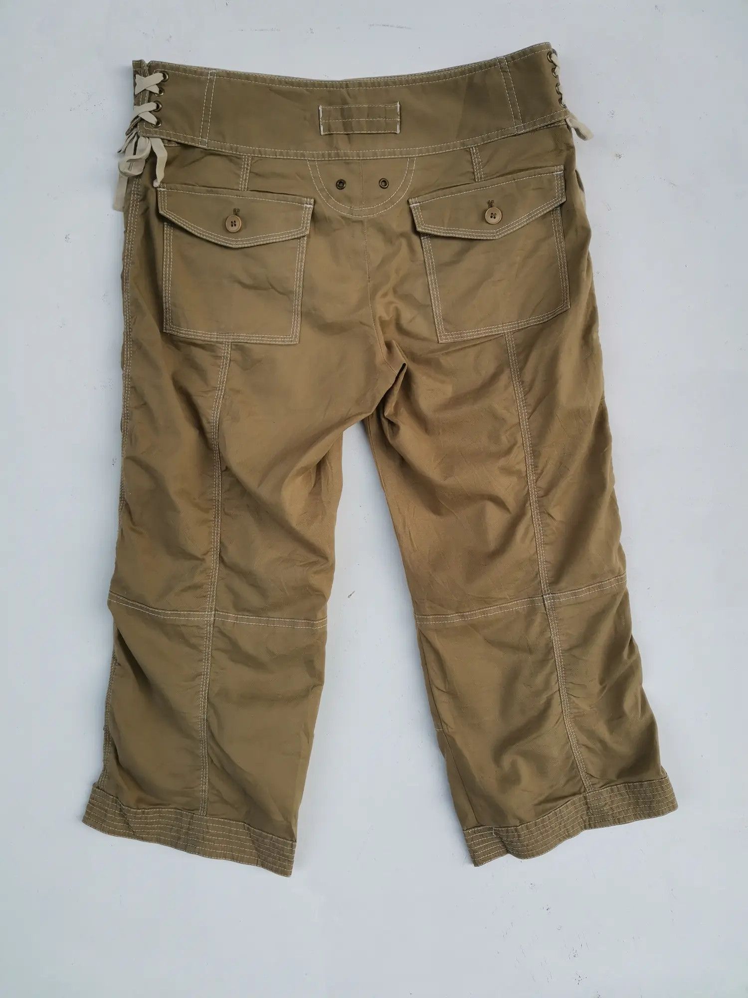 DKNY Rare!!! DKNY Tactical Cargo Multipocket Short Pants Size US 29 - 9 Thumbnail