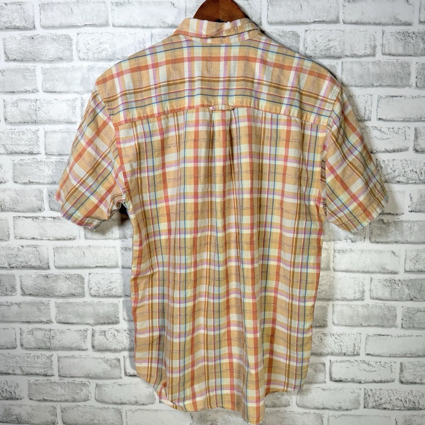 Pendleton Pendleton Shirt Mens Size M Short Sleeve Button-Down Plaid 100% Cotton Multicolor Size US M / EU 48-50 / 2 - 5 Thumbnail