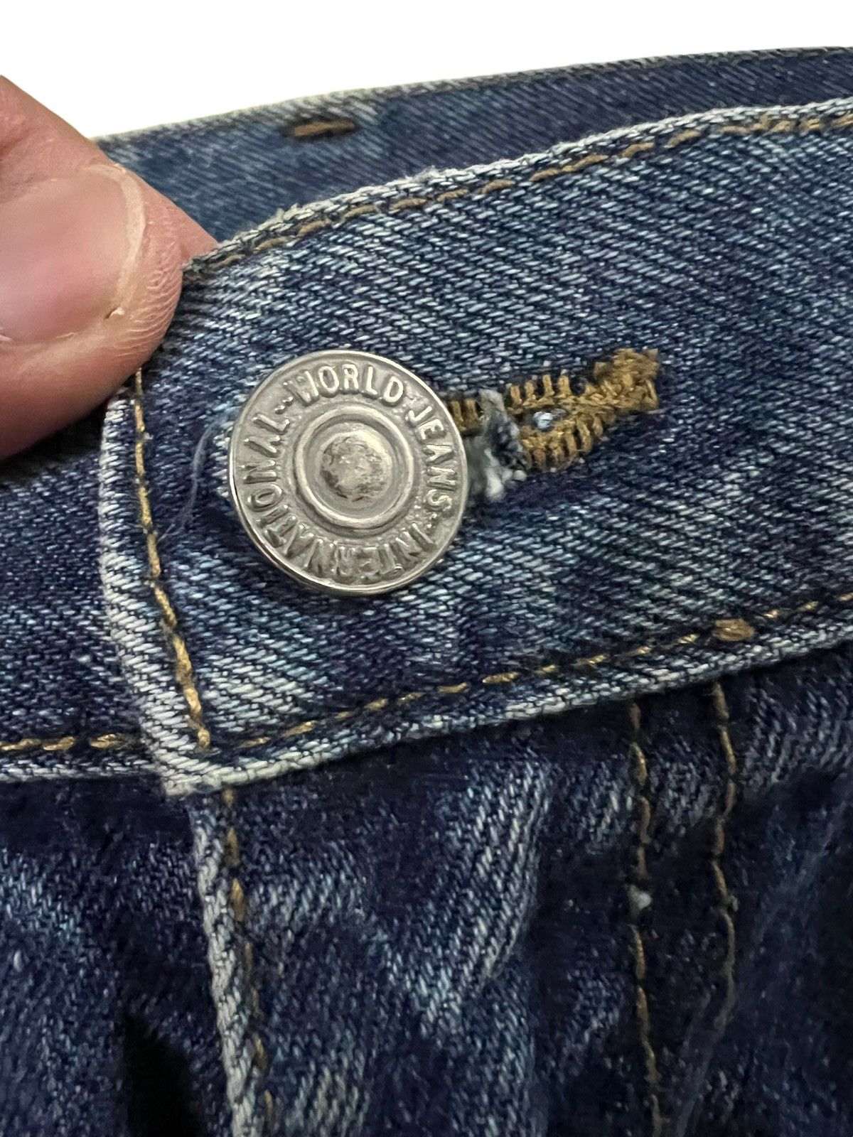 If Six Was Nine × Japanese Brand × Seditionaries 💥Baggy💥Unique Clothing Warehouse Distress Mud Wash Jeans Size US 33 - 8 Thumbnail