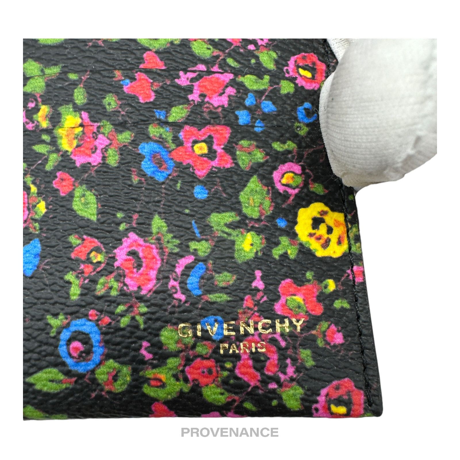 Givenchy 🔴 Givenchy 6CC Card Holder Wallet - Floral Size ONE SIZE - 8 Thumbnail