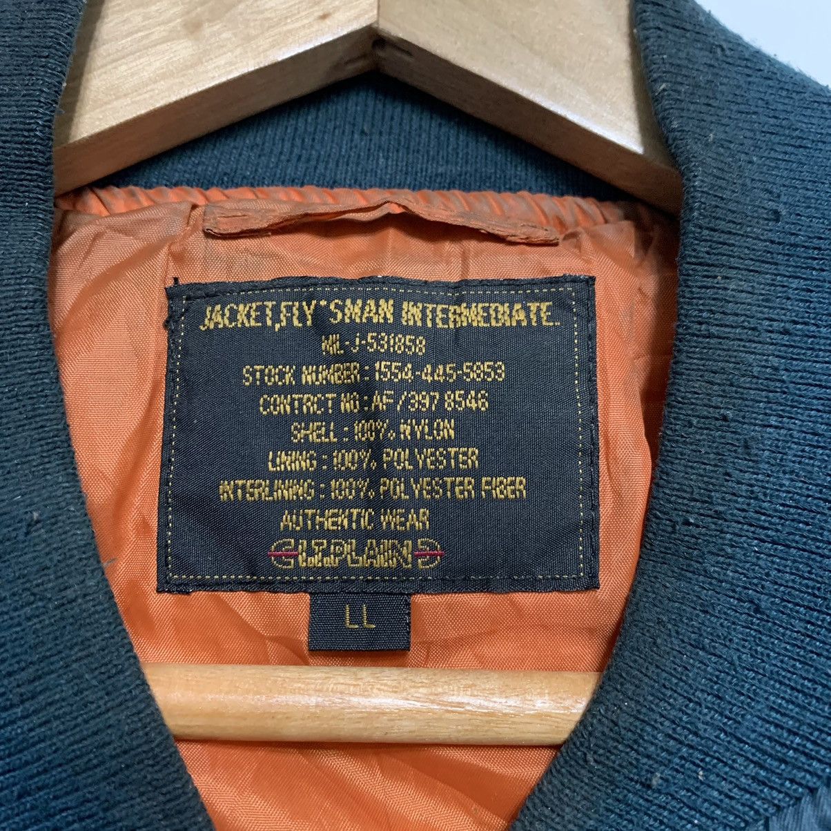 Japanese Brand CIT Plain Military Flying Bomber Jacket Size US XL / EU 56 / 4 - 11 Thumbnail