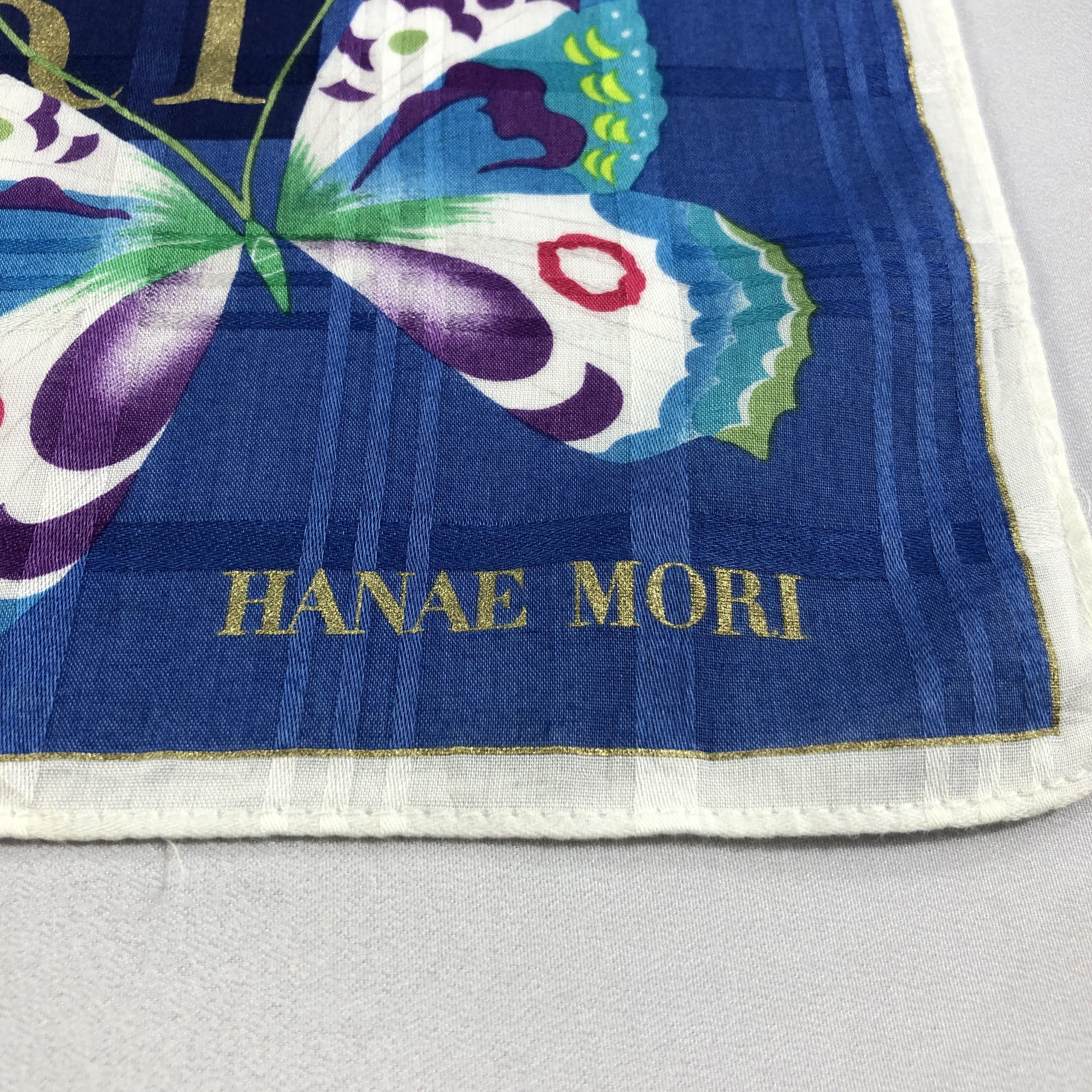 Hanae Mori Hanae Mori Handkerchief Neckerchief Bandana H1952 Size ONE SIZE - 4 Thumbnail