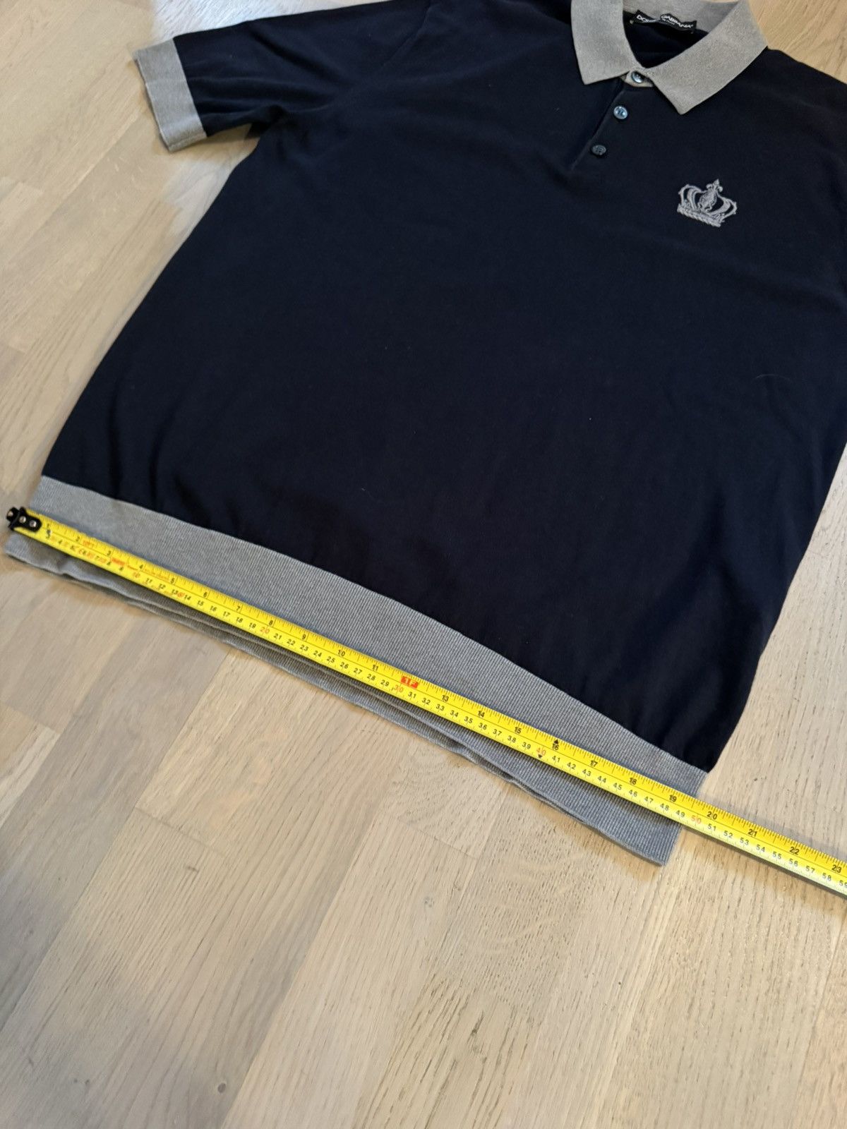 Dolce & Gabbana DOLCE AND GABBANA polo STUDY REAL TAPE MEASUREMENTS IN PHOTO Size US L / EU 52-54 / 3 - 8 Thumbnail
