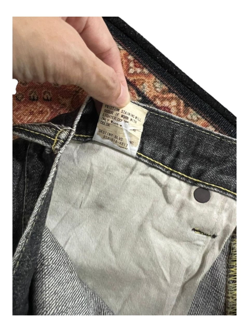 Japanese Brand Japanese Brand US Boarder Kixx Selvedge Jeans Size US 33 - 10 Thumbnail