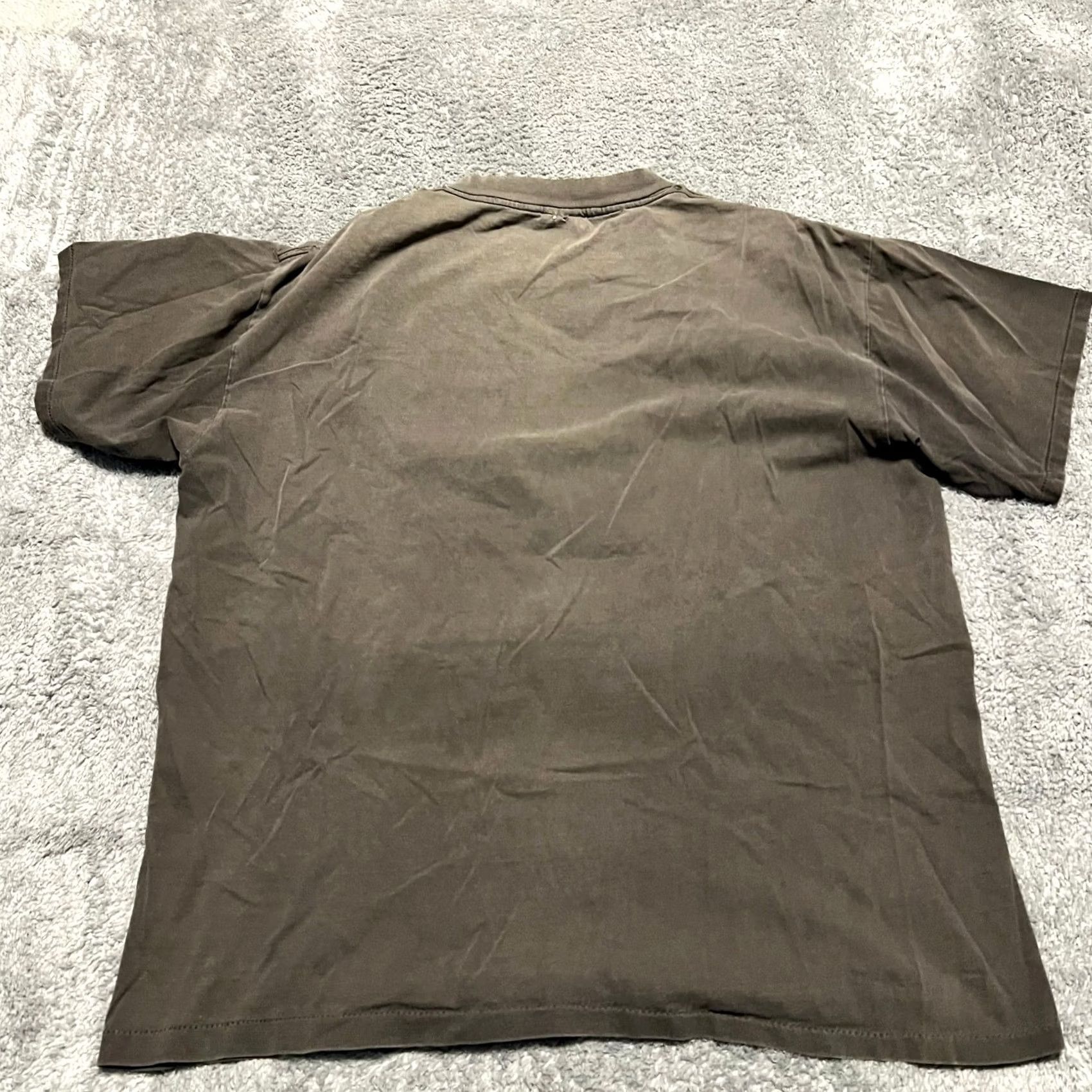 Vintage VINTAGE Oneita Shirt Mens XL Wolf Print Single Stitch Tee Gray Distressed Size US XL / EU 56 / 4 - 4 Thumbnail