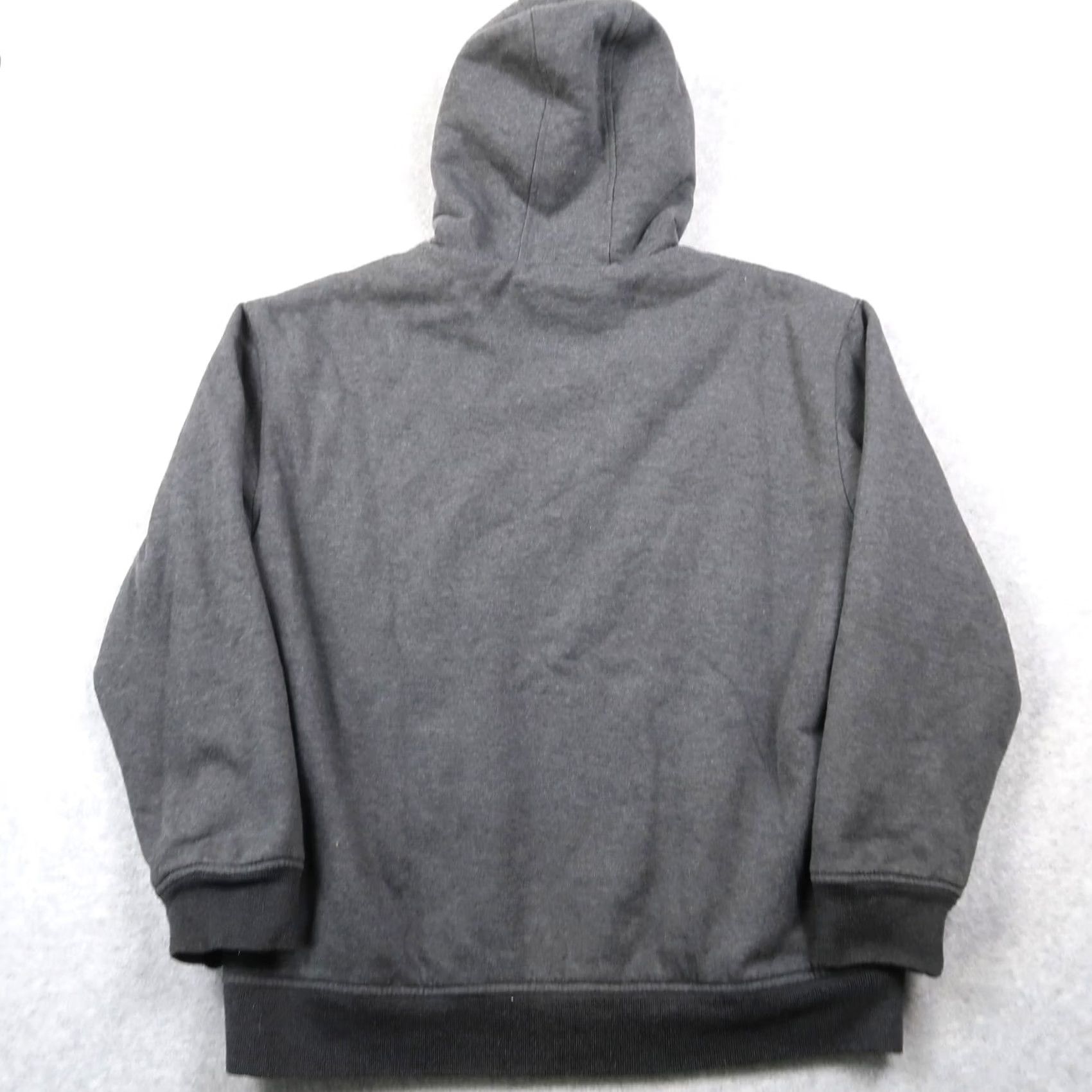 Logo 7 VINTAGE ecko Hoodie Main Logo Crest Embroidered Gray Zip Fur Fleece 90s Hip Hop Size XL Mens Size US XL / EU 56 / 4 - 2 Thumbnail