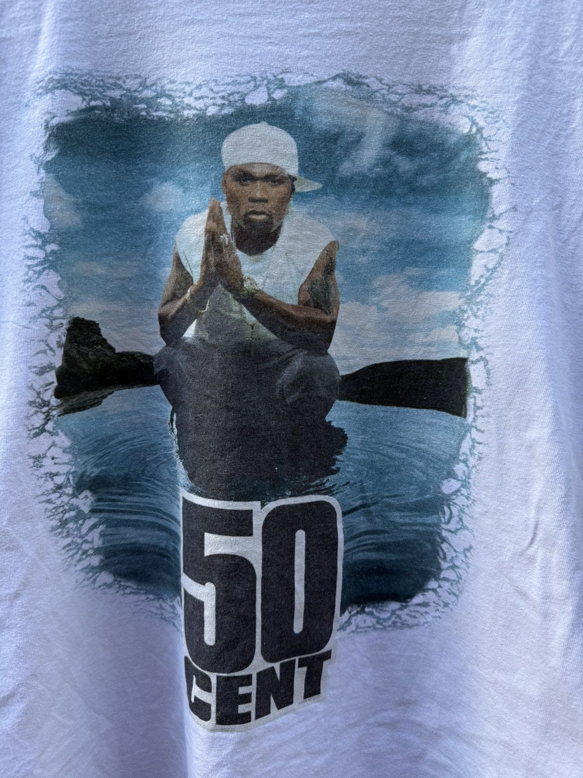 Rap Tees Vintage 50 Cent Rap 2005 Tour Shirt Size US L / EU 52-54 / 3 - 3 Thumbnail