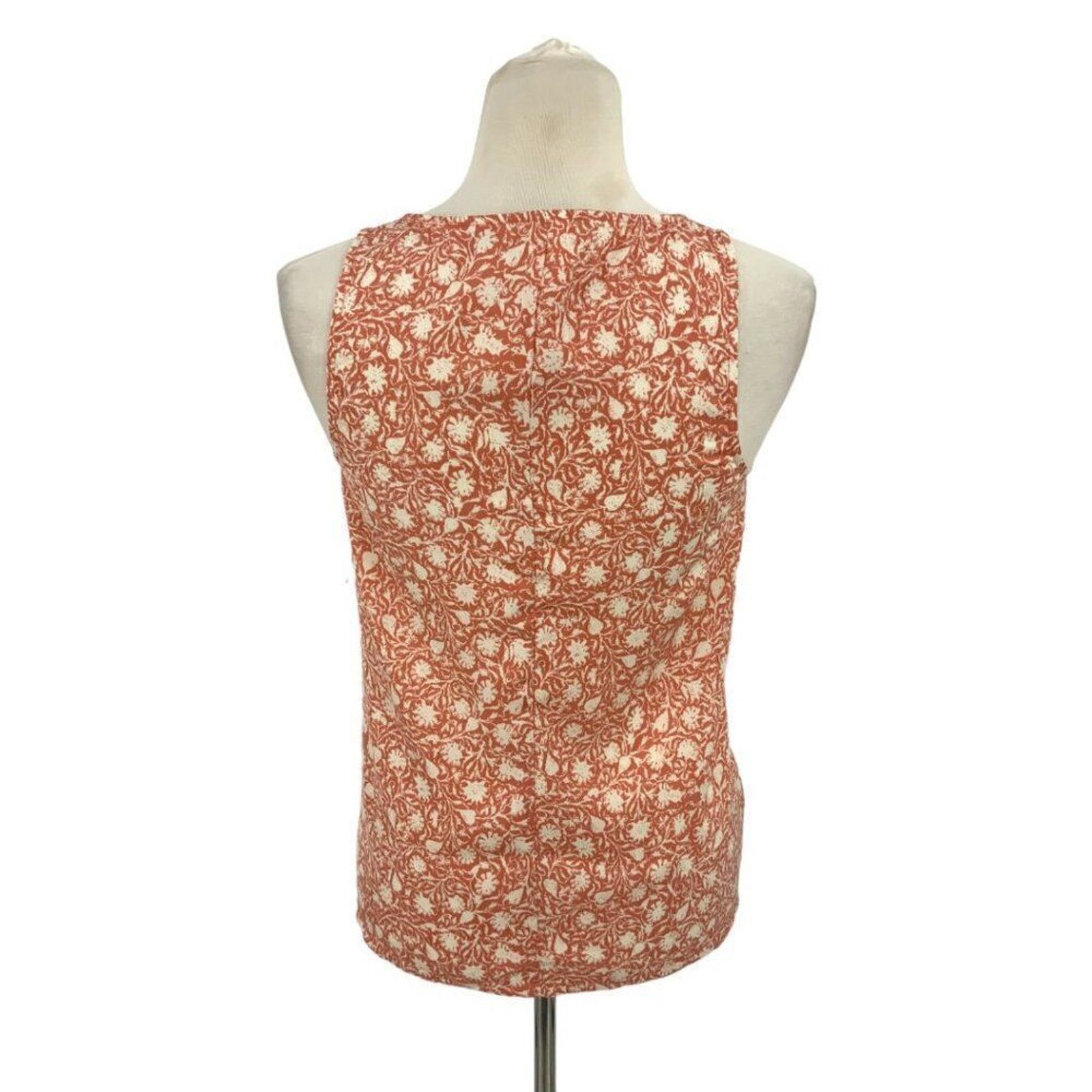 Other Melrose & Market Floral Cinch Front Sleeveless Top XS NWOT Size XS / US 0-2 / IT 36-38 - 6 Thumbnail