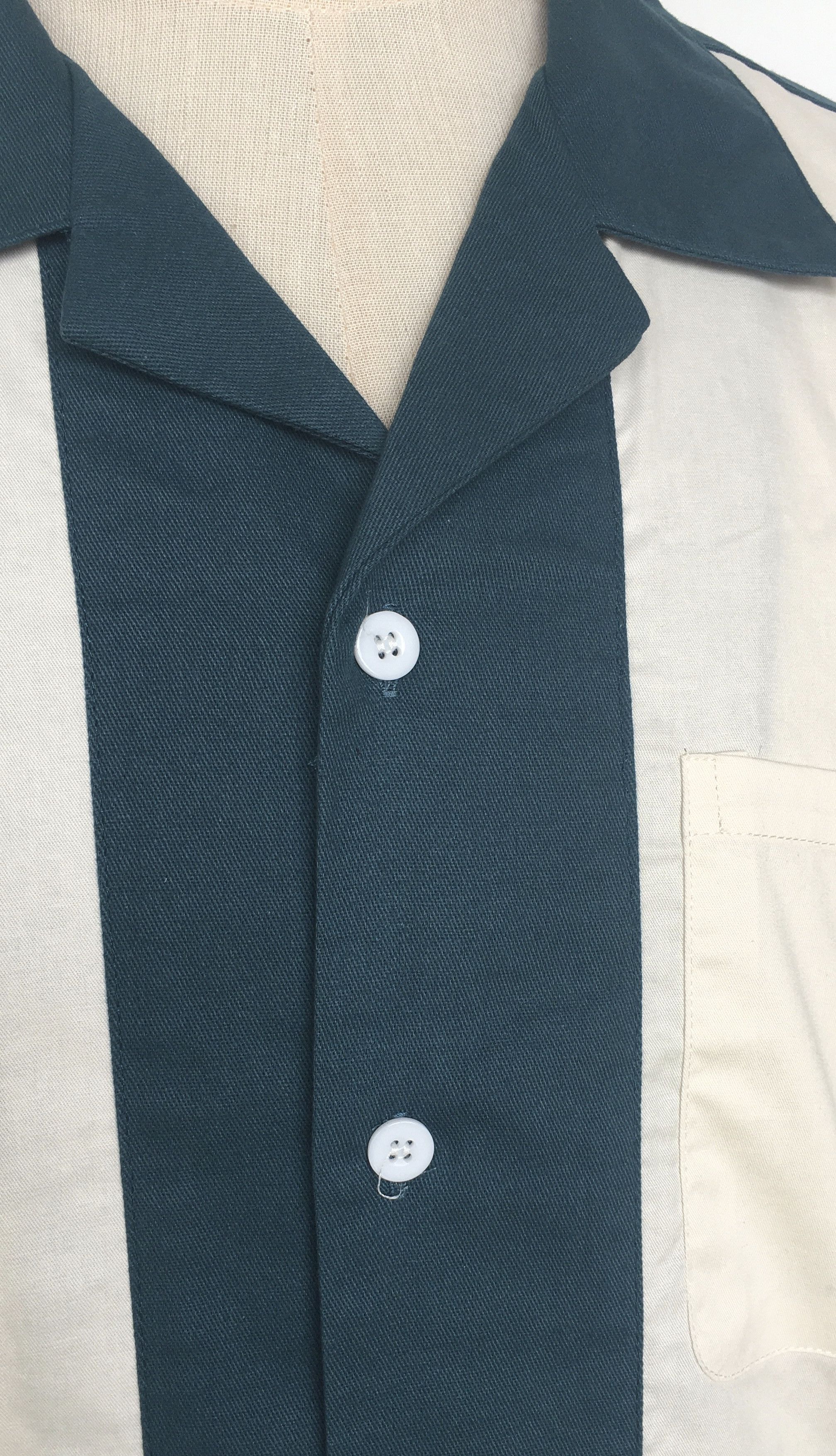 Other Vintage Style Western Shirts Bowling Shirts-teal Size US XL / EU 56 / 4 - 5 Thumbnail