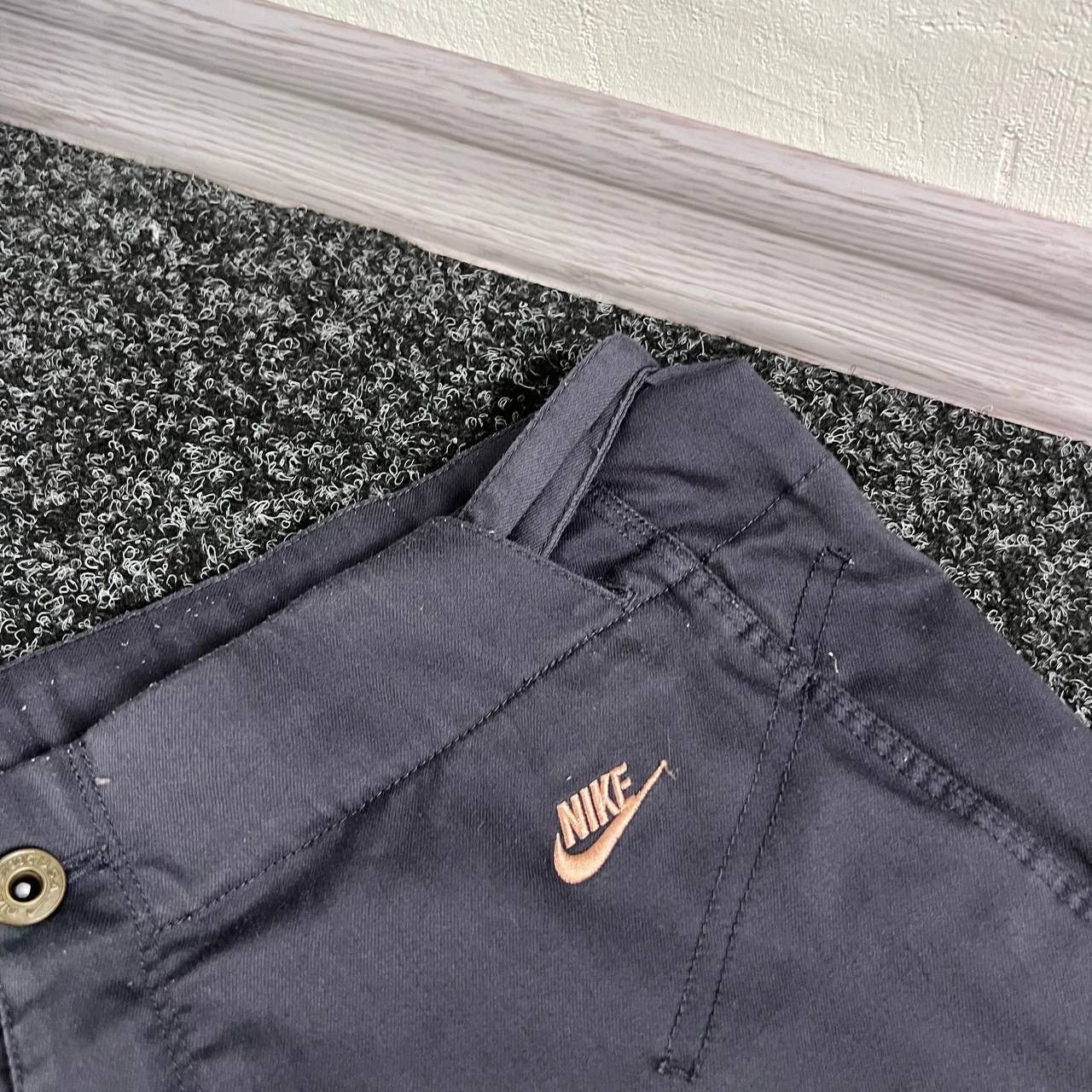 Nike Women Y2k Nike Vintage Baggy Parachute Mini Swoosh Joggers Size 32" / US 10 / IT 46 - 7 Thumbnail