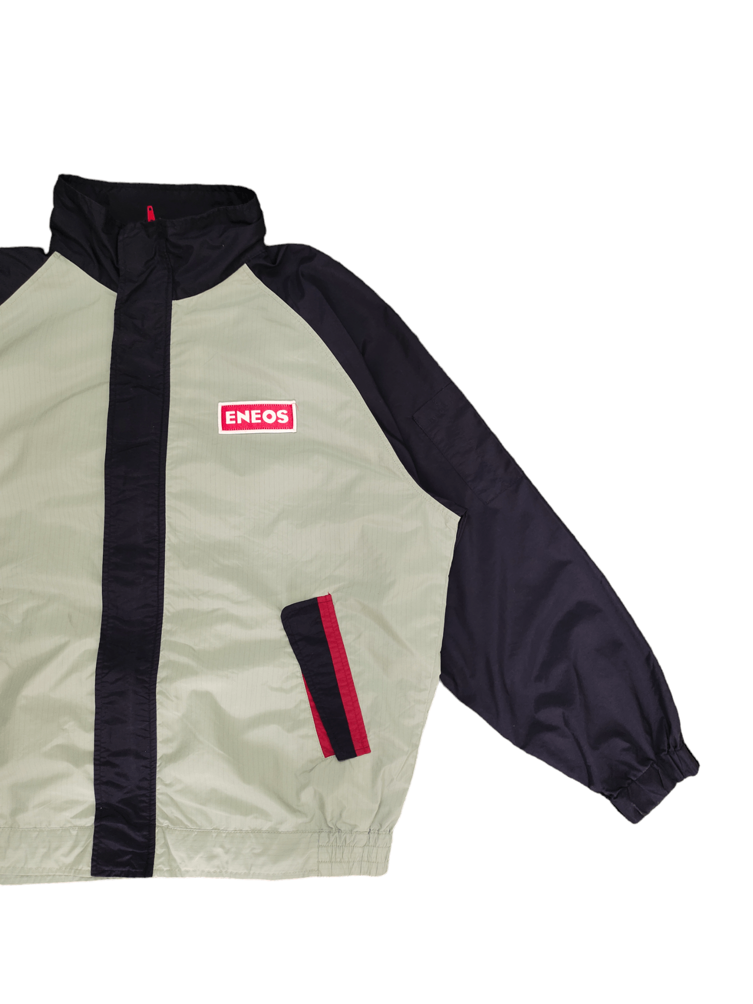 Japanese Brand Vintage Eneos Japanese Oil Lubricant Racing Light Jacket Size US XL / EU 56 / 4 - 5 Thumbnail