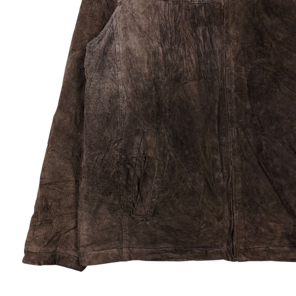 Japanese Brand 🔥VINTAGE BIKER LEATHER JACKET UNBRANDED ISSEY MIYAKE Size US S / EU 44-46 / 1 - 4 Thumbnail