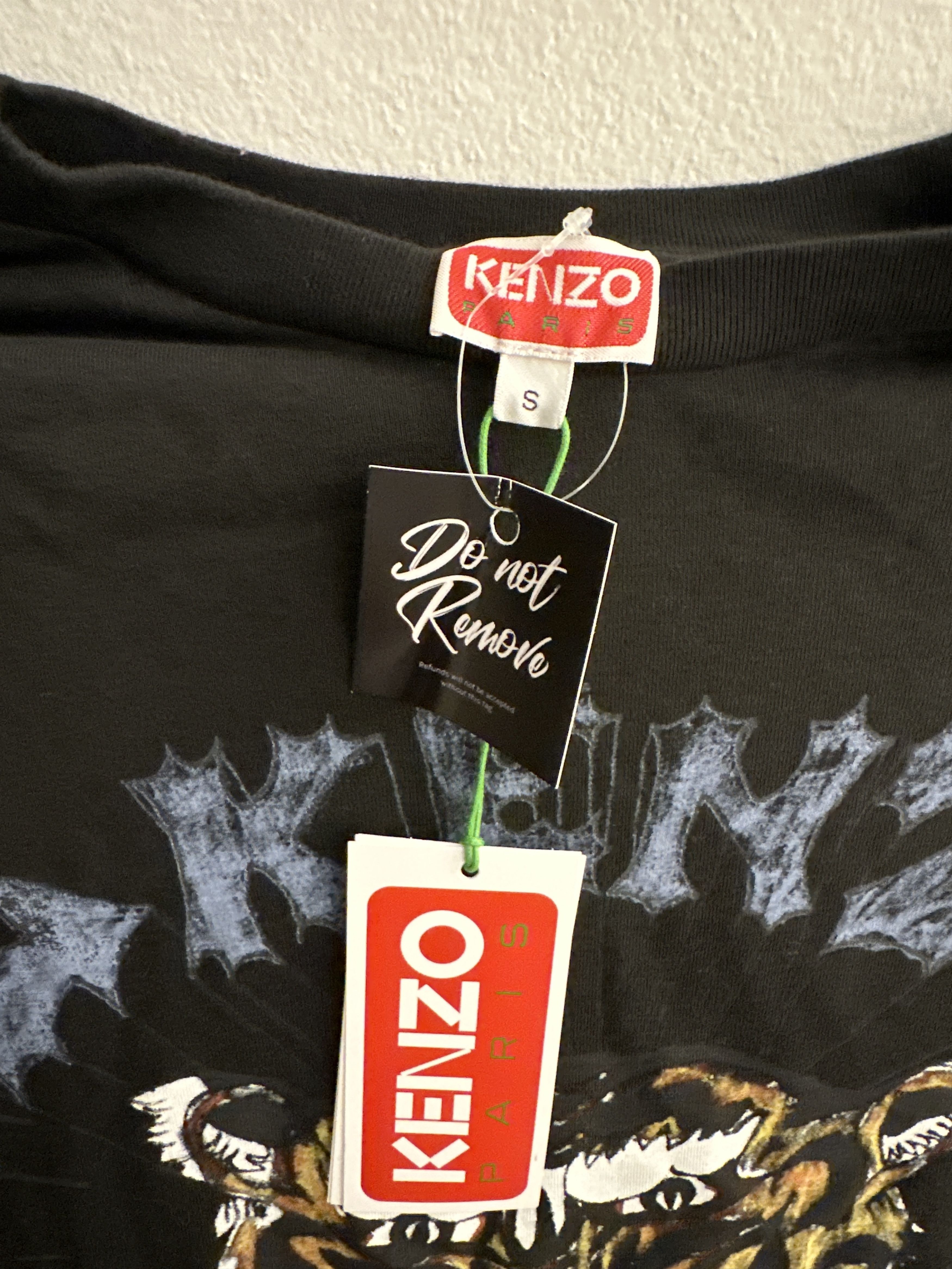 Kenzo Kenzo tiger head cotton t shirt Size US S / EU 44-46 / 1 - 2 Thumbnail