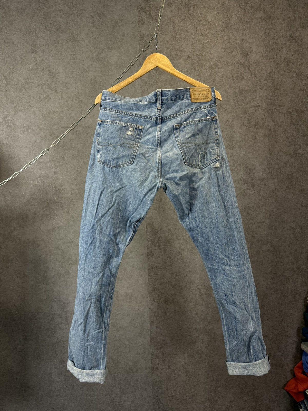 Polo Ralph Lauren Polo Ralph Lauren designer distressed jeans Size US 32 / EU 48 - 7 Thumbnail