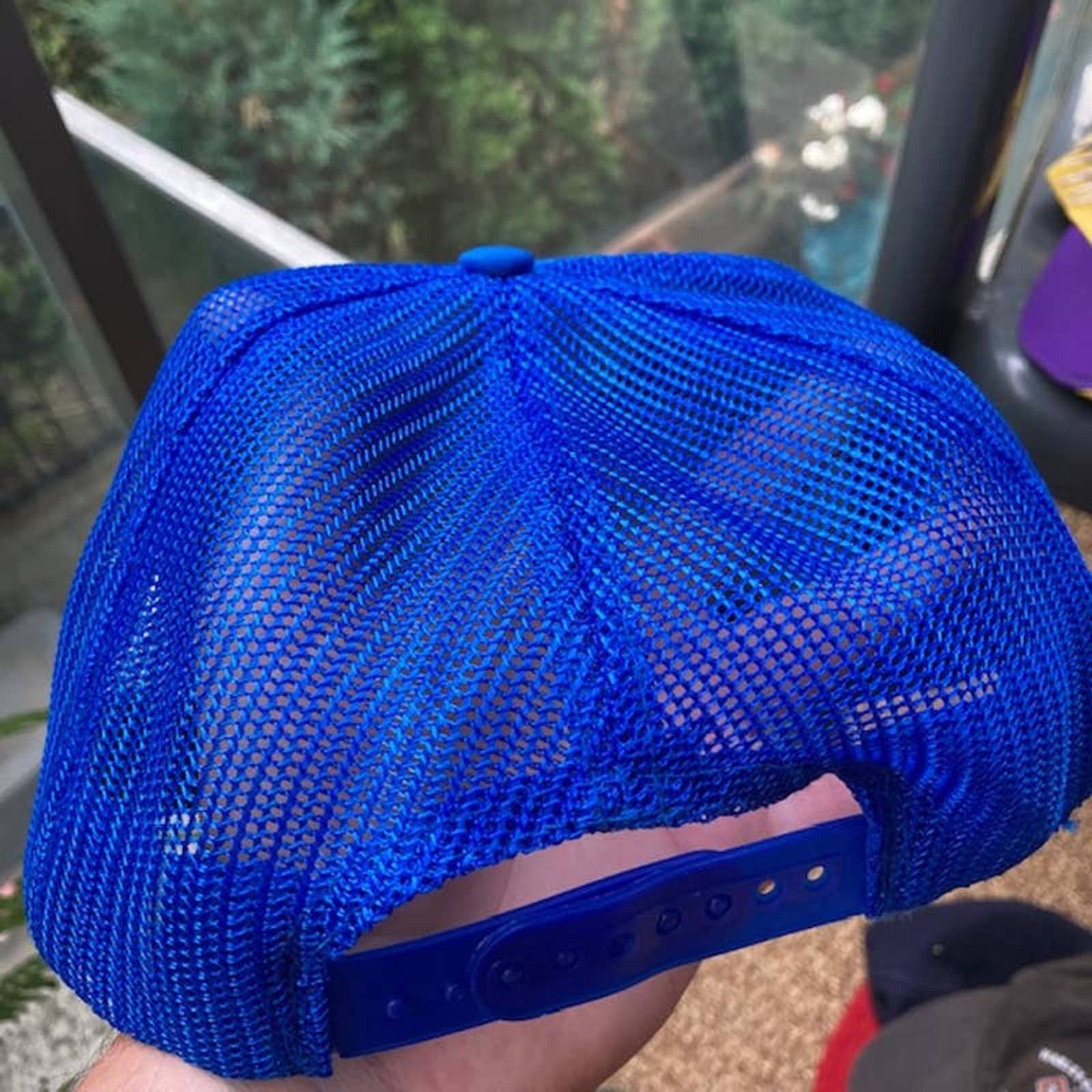 Vintage Vintage Las Vegas Trucker Snapback Hat O / S Blue Size ONE SIZE - 7 Thumbnail