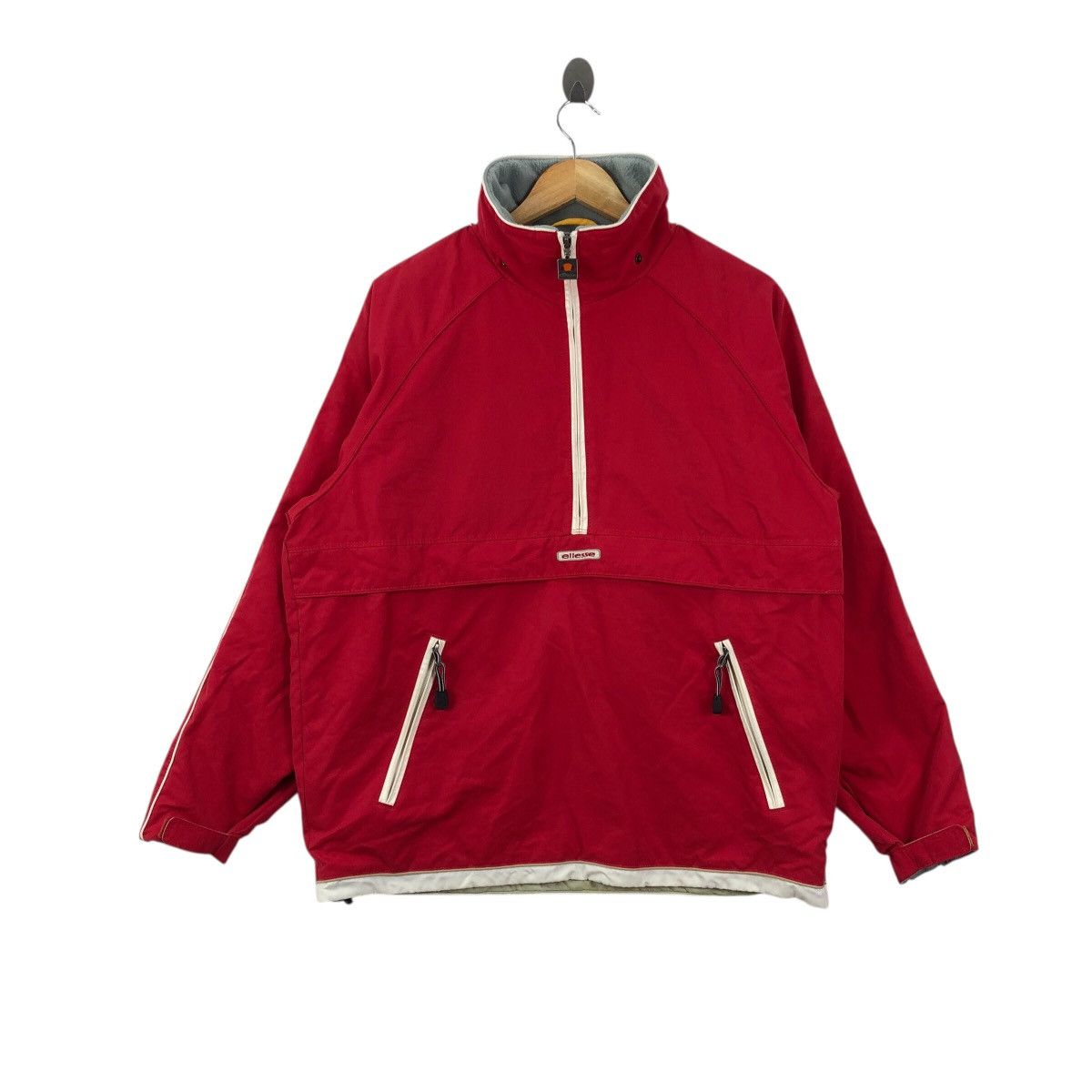 Ellesse × Vintage Vintage ELLESSE PERUGIA ITALIA Anorak Kangaroo Pocket Jacket Size S / US 4 / IT 40 - 1 Thumbnail