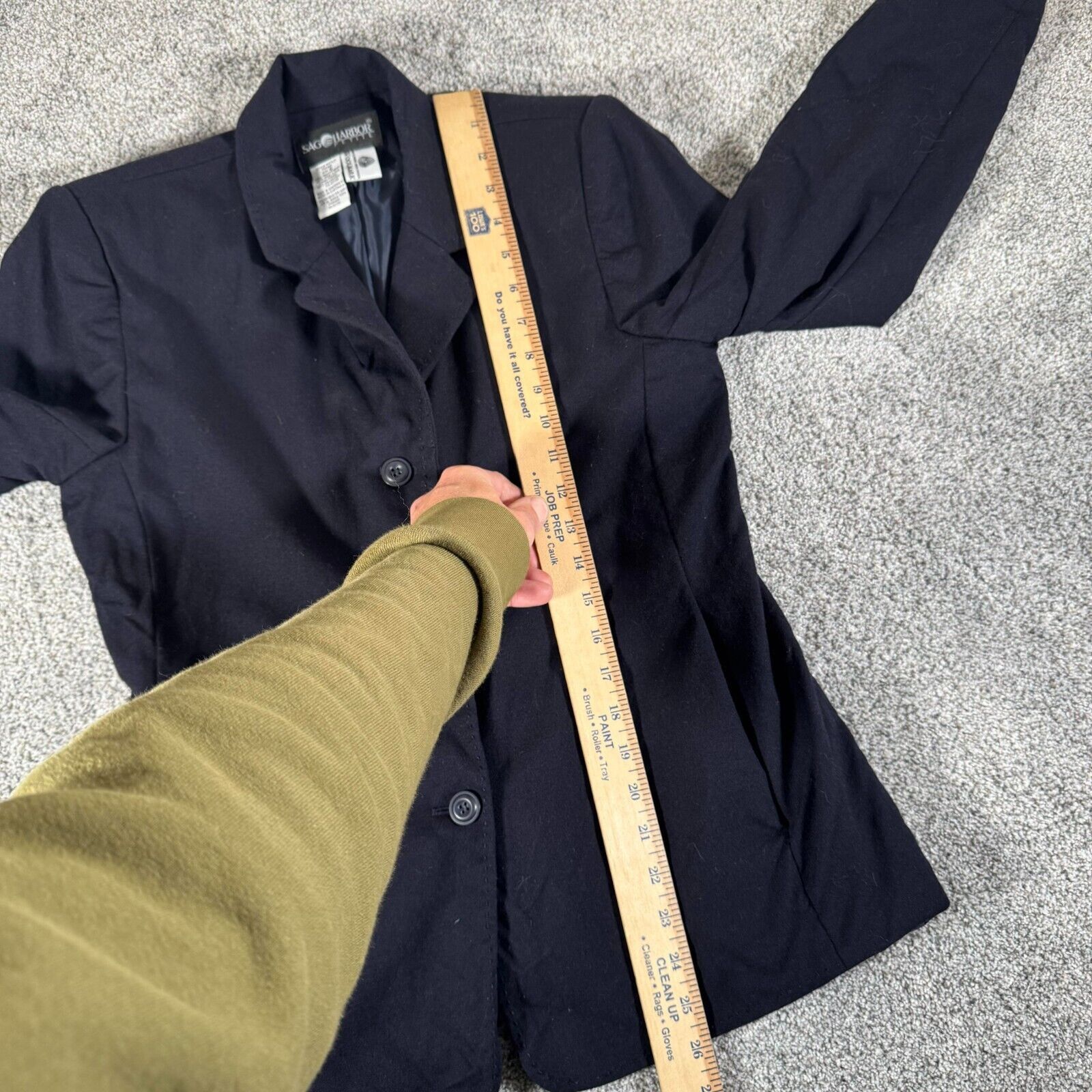 Other Sag Harbor Blazer Womens Size 6 Petite Wool 90s Y2K Vintage Size M / US 6-8 / IT 42-44 - 9 Thumbnail