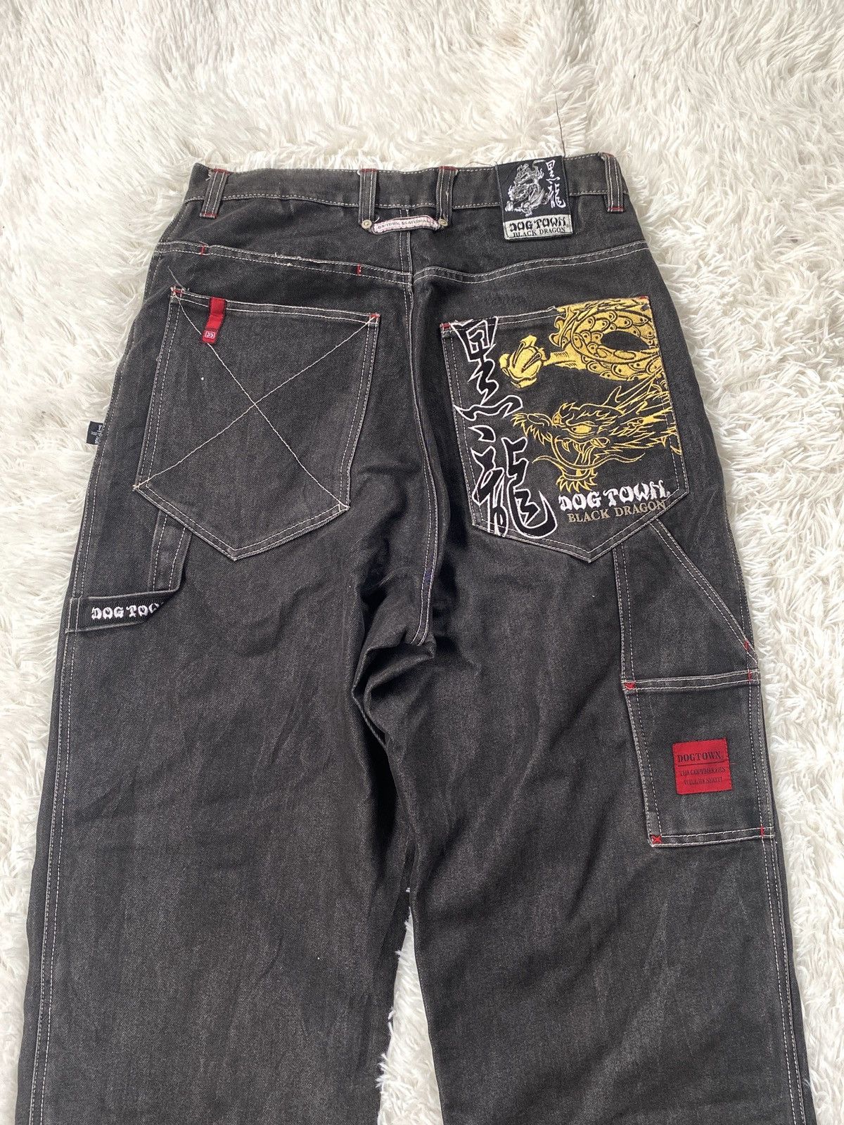 Dogtown 🔥SALE🔥 Vintage 90s Dogtown Black Dragon Baggy carpenter Size US 30 / EU 46 - 10 Thumbnail