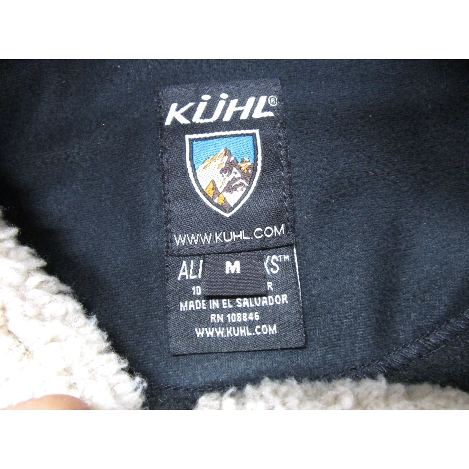 Vintage Kuhl Jacket Mens M Black Fleece Hiking Outdoor Bomber Full Zip Stand-Up Alpenwurxs Logo Polyester Mens Size US M / EU 48-50 / 2 - 2 Thumbnail