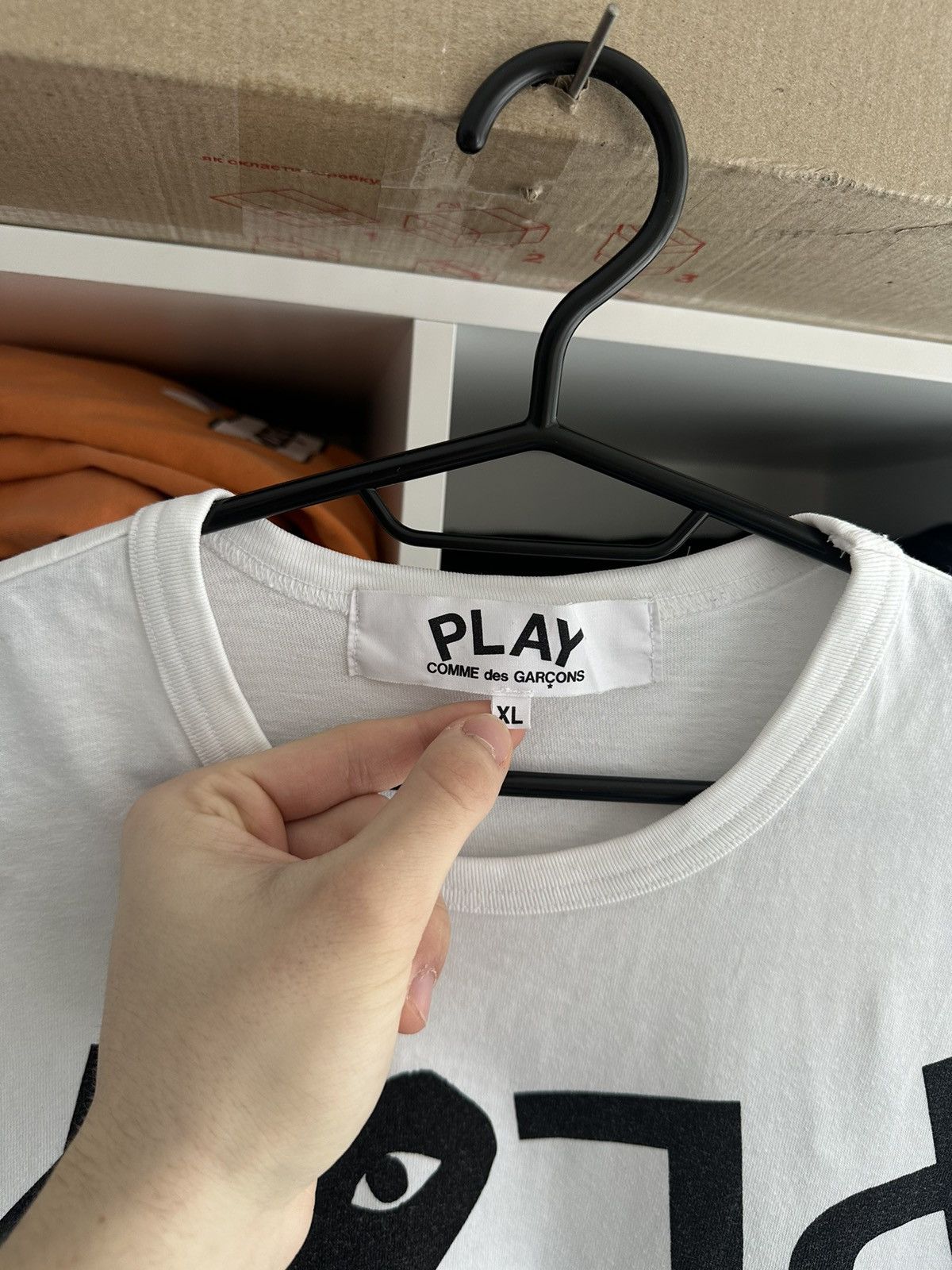Comme des Garcons 🔥VINTAGE COMME DES GARCONS REVERSE LOGO HEART T SHIRT🔥 Size US L / EU 52-54 / 3 - 3 Thumbnail
