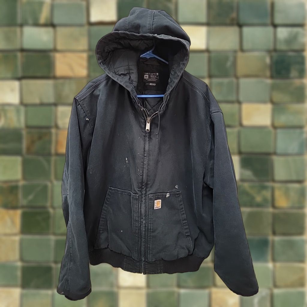 Carhartt VINTAGE Carhartt J130-M Black Mens 2XL Loose Fit Down Jacket Size US XXL / EU 58 / 5 - 1 Thumbnail