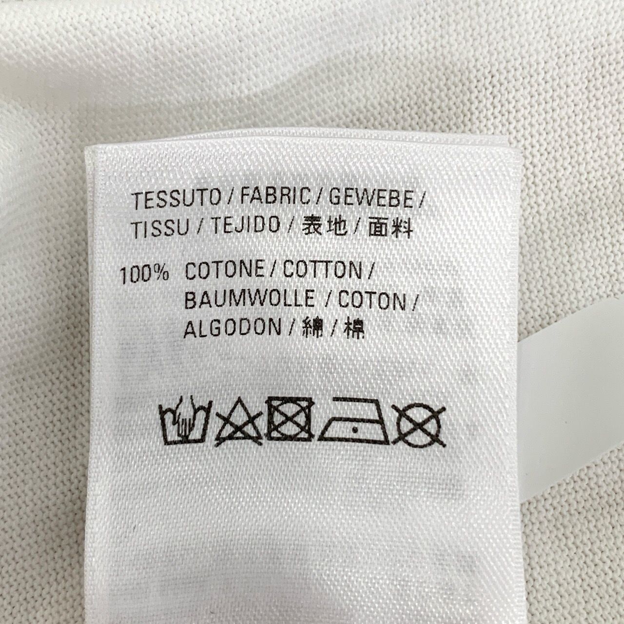Balenciaga Balenciaga Paris Logo Letter Print White Cotton Short-Sleeve Size US M / EU 48-50 / 2 - 2 Thumbnail