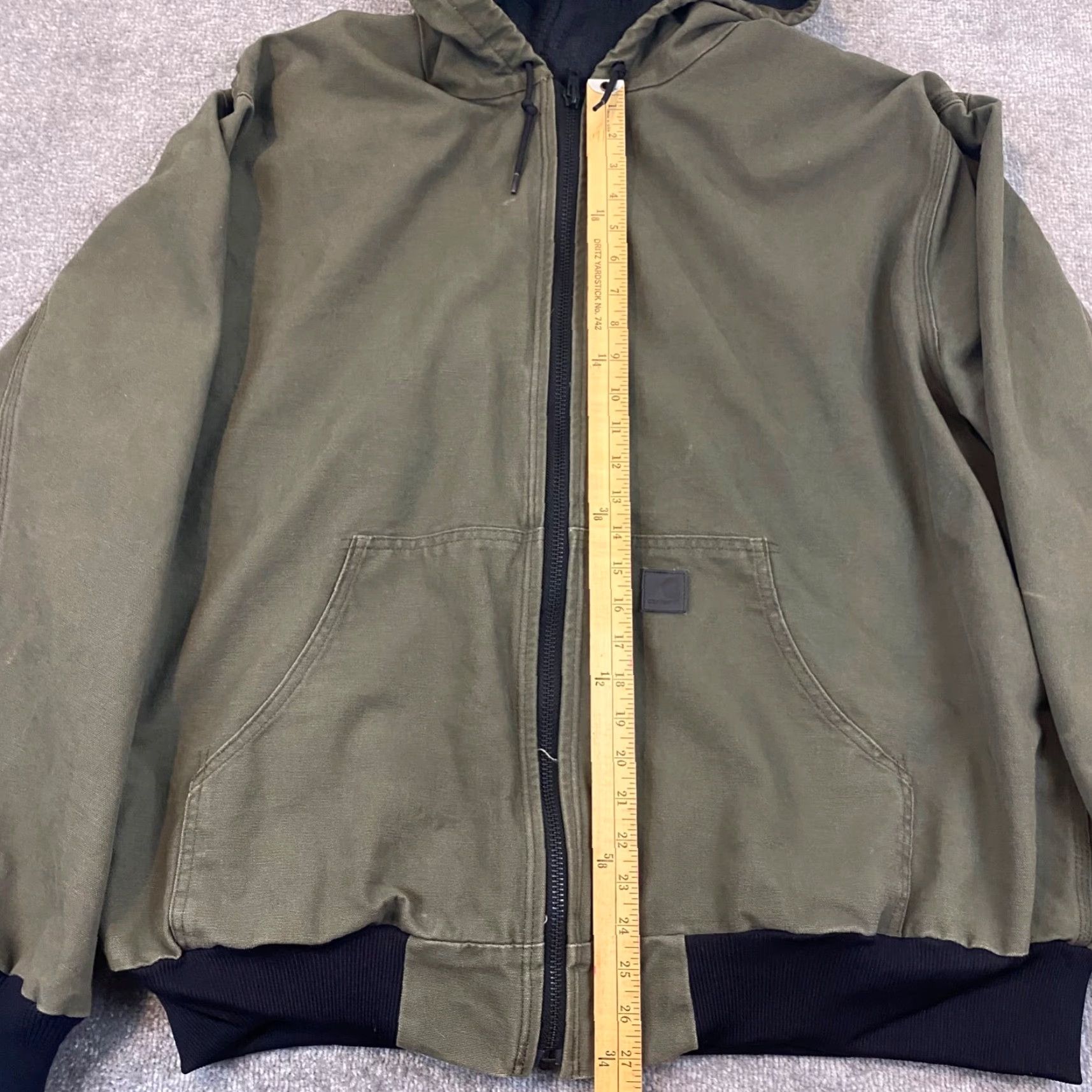 Carhartt CARHARTT Jacket Mens 3XL Olive Green J360 ARG Canvas Utility Coat Workwear Coat Size US XXL / EU 58 / 5 - 5 Thumbnail