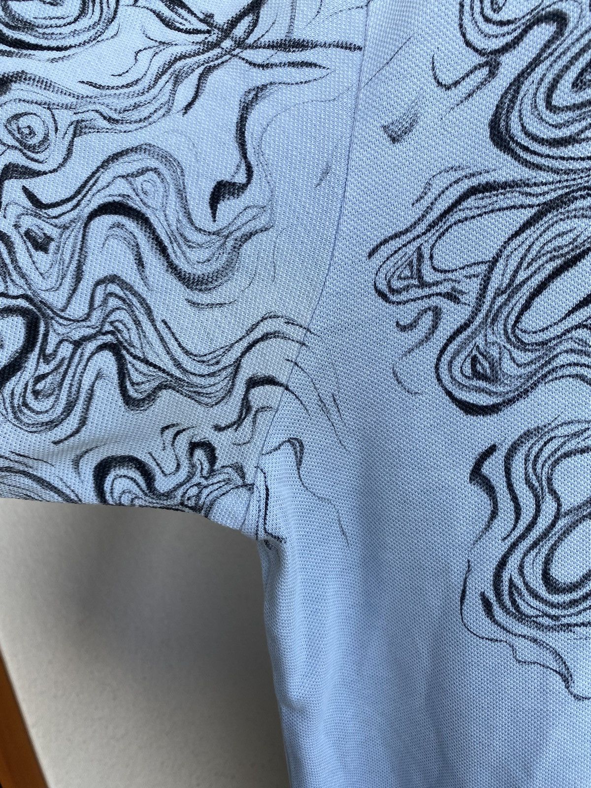 Yves Saint Laurent 1of1 YSL Polo Shirt Art Blue YSL Tee Size US L / EU 52-54 / 3 - 17 Thumbnail