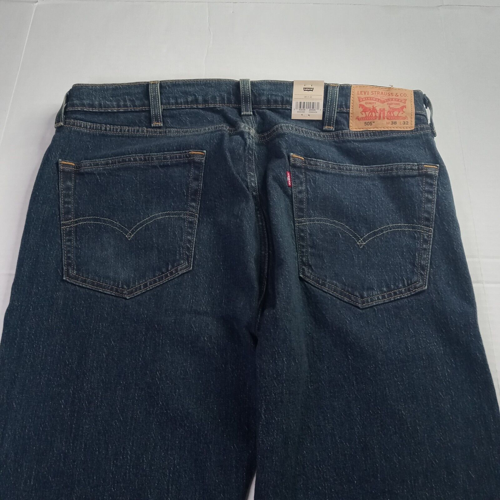 Levi's Levi's 505 Regular Jeans Men's 38x32 Blue Straight Leg Size US 38 / EU 54 - 9 Thumbnail