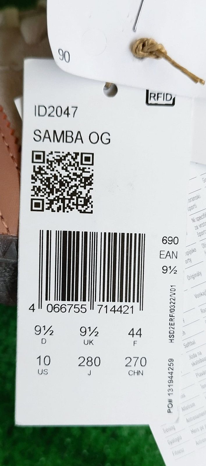 Adidas Sneakers Adidas Samba #9 Size US 9 / EU 42 - 10 Thumbnail