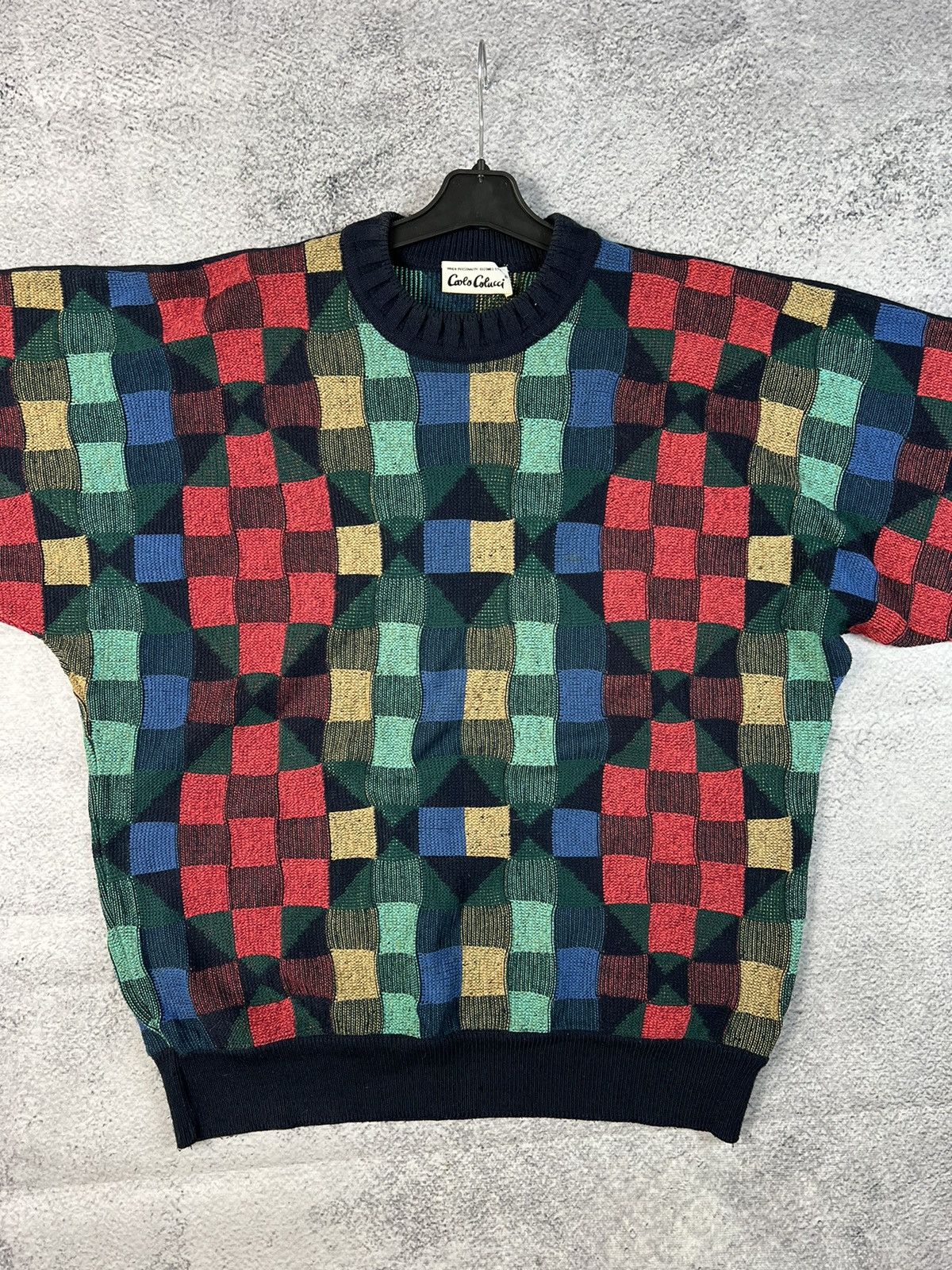 Carlo Colucci × Vintage Vintage Carlo Colucci multicolour knit sweater Size US M / EU 48-50 / 2 - 4 Thumbnail