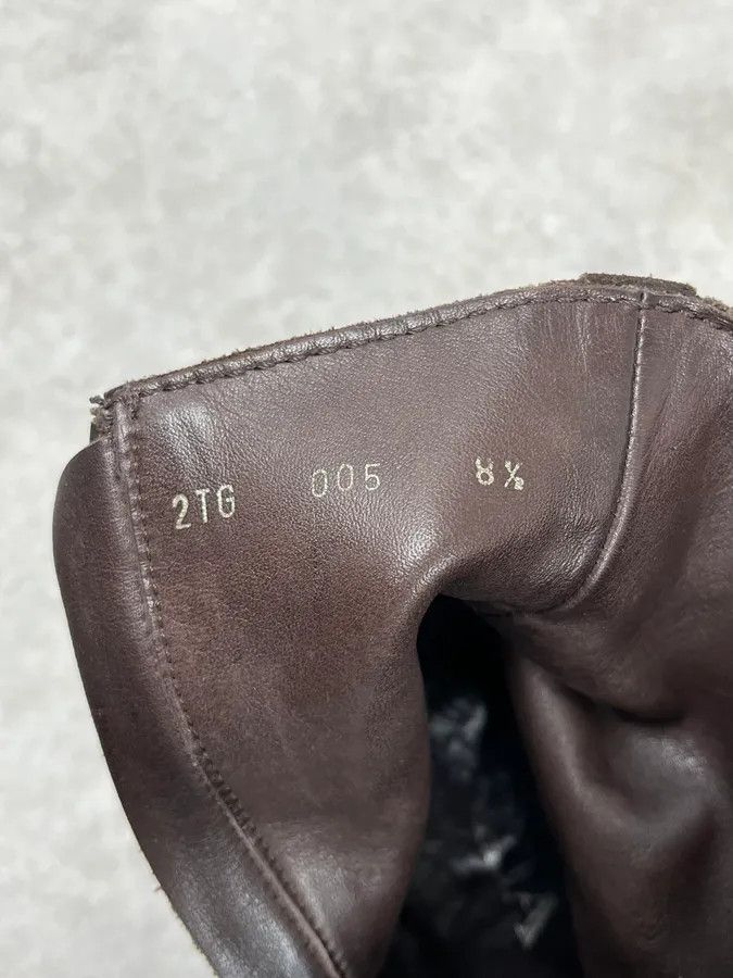 Prada 2000s Prada Dark Brown Suede Leather Boots Size US 9.5 / EU 42-43 - 9 Thumbnail