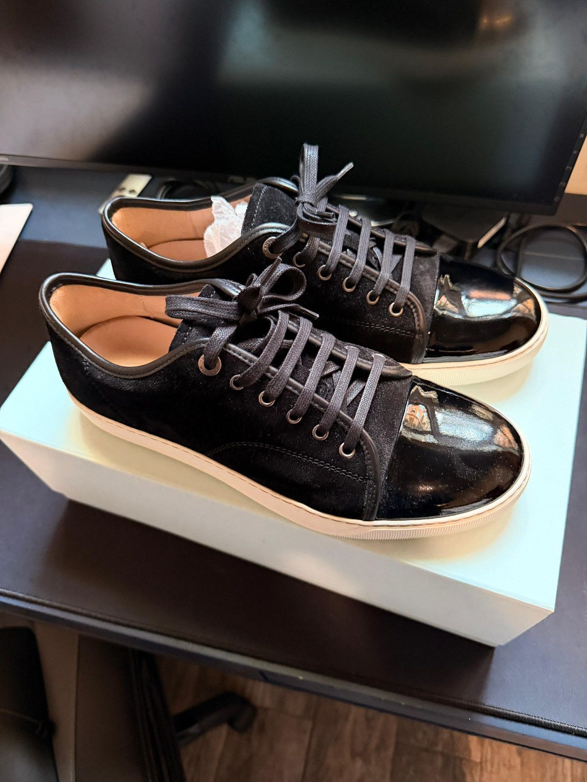 Lanvin Lanvin cap toe sneaker Size US 9 / EU 42 - 1 Thumbnail