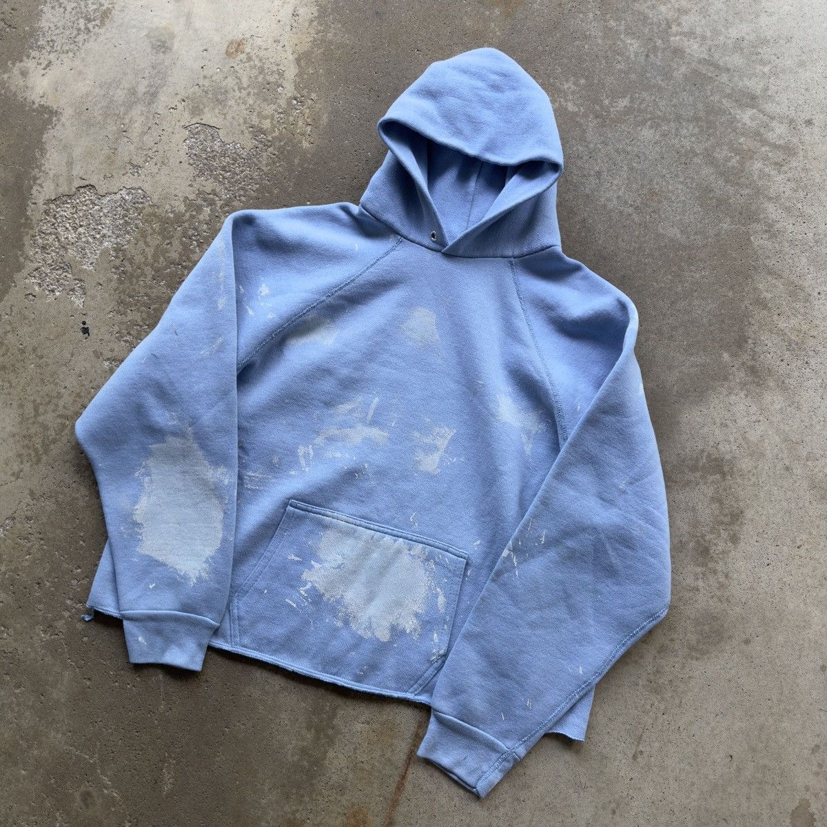 Vintage Thrashed Faded Distressed Painted Sweatshirt ERD Grunge ERL Size US L / EU 52-54 / 3 - 3 Thumbnail
