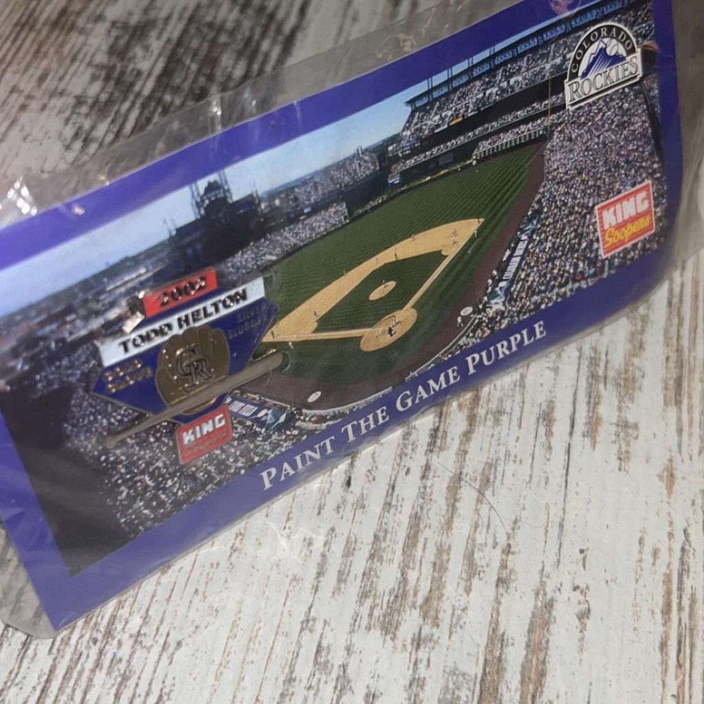 Other 2002 Todd Helton Colorado Rockies Silver Slugger Award pin Size ONE SIZE - 1 Thumbnail