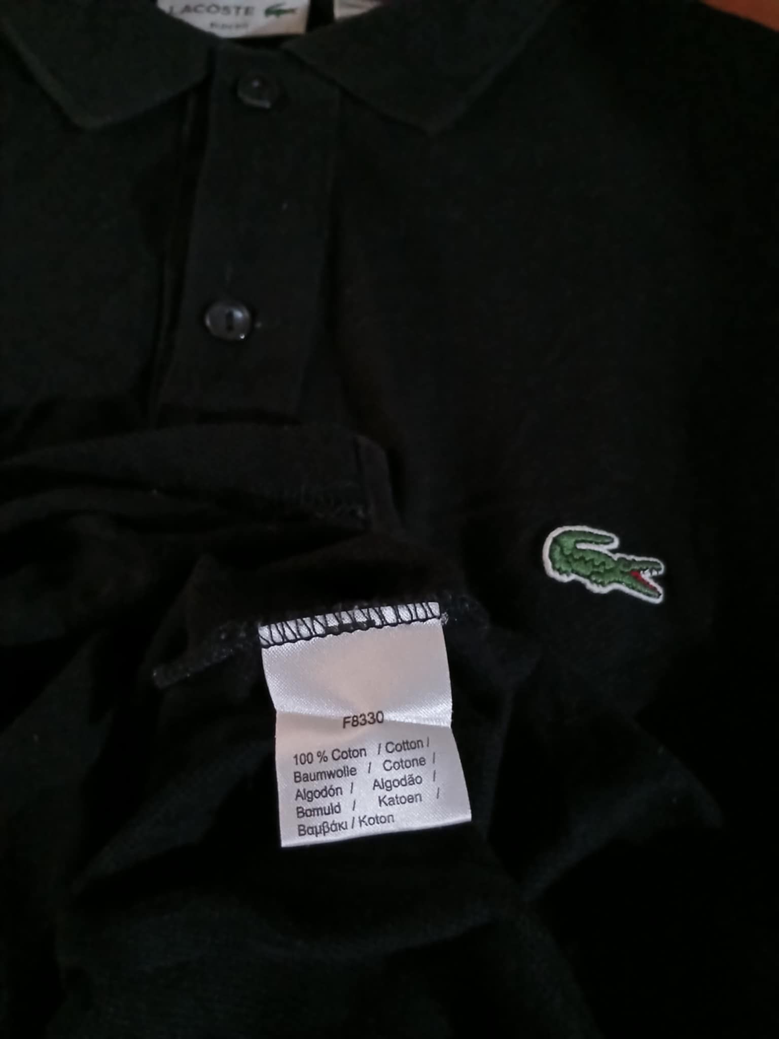 Lacoste Lacoste (black) Slim fit Polo Shirt Size US M / EU 48-50 / 2 - 5 Thumbnail