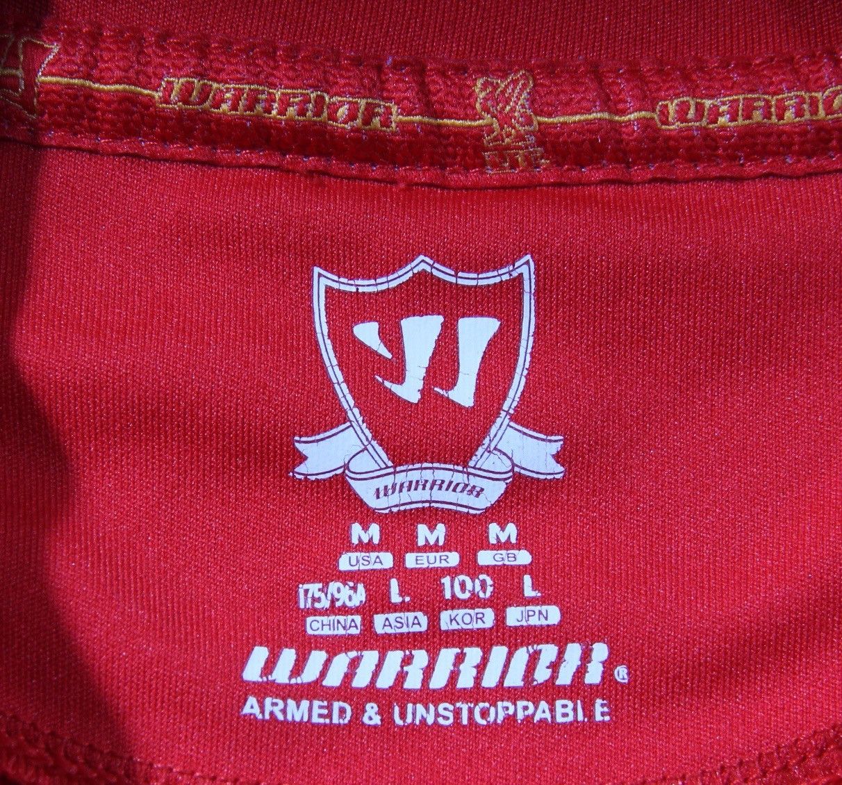 Warrior Liverpool Warrior 2013 Jersey Soccer Football FLANAGAN M Size US M / EU 48-50 / 2 - 7 Thumbnail