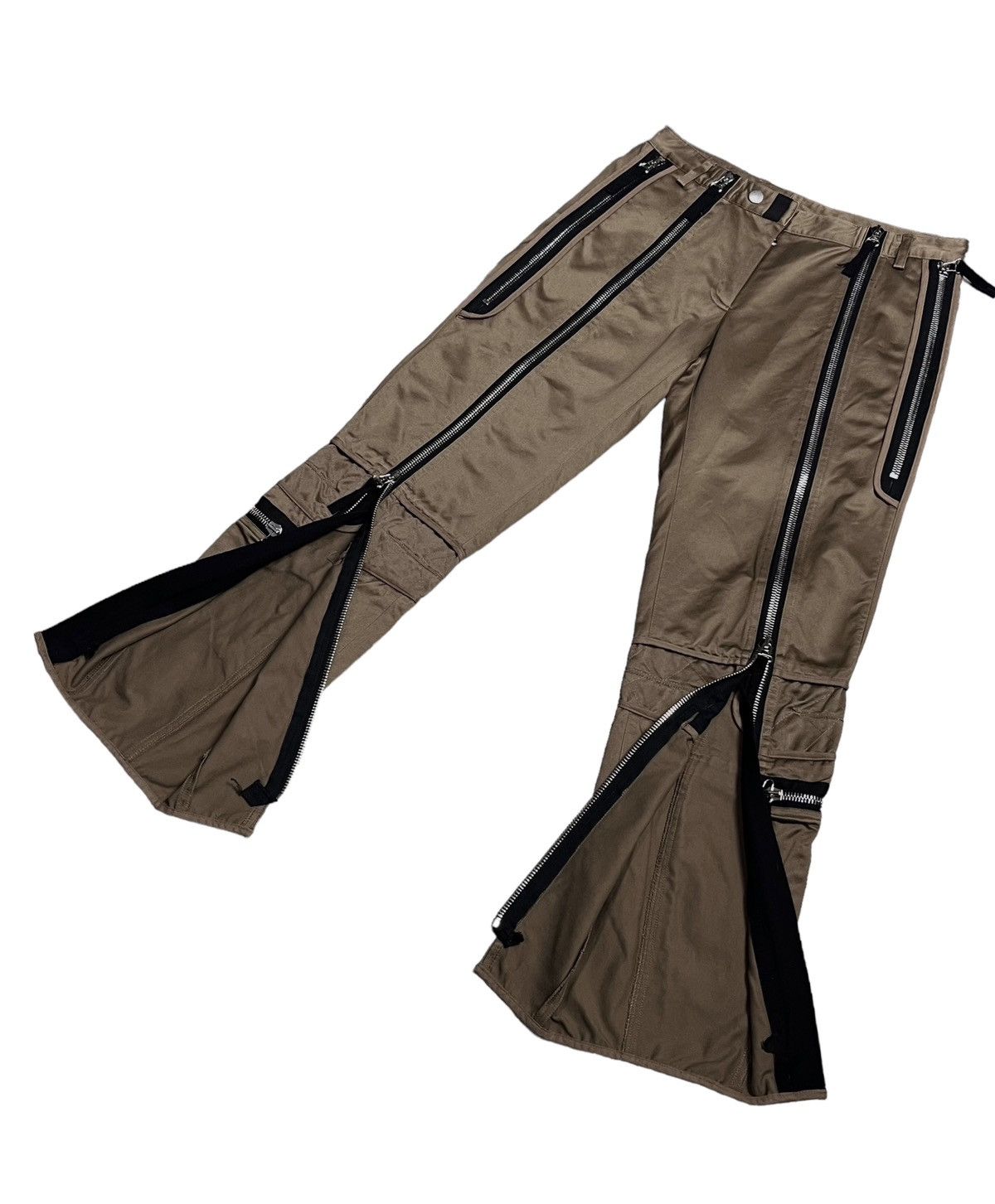 Dries Van Noten Dries Van Noten Multi-Zip Cotton Pants - Rare Archive Size US 28 / EU 44 - 16 Thumbnail
