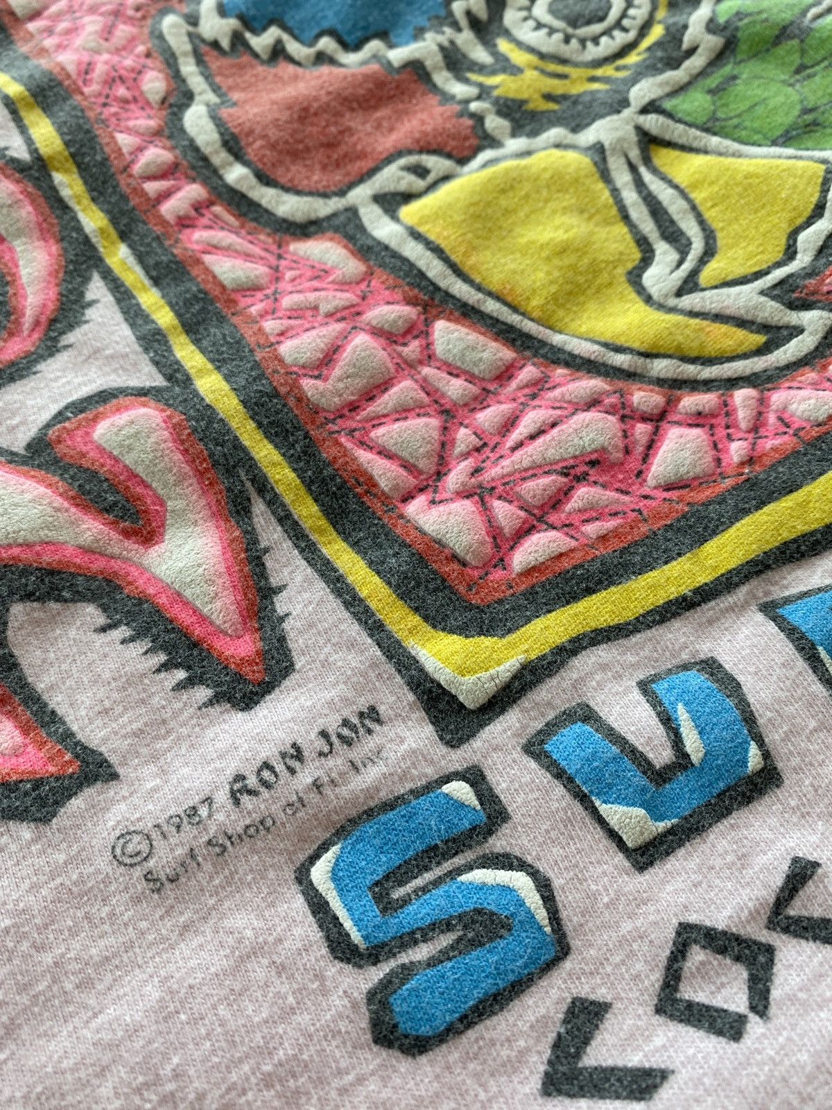 Ron Jon Surf Shop × Vintage 80s ron jon surf shop parrot art shirt L Size US L / EU 52-54 / 3 - 3 Thumbnail