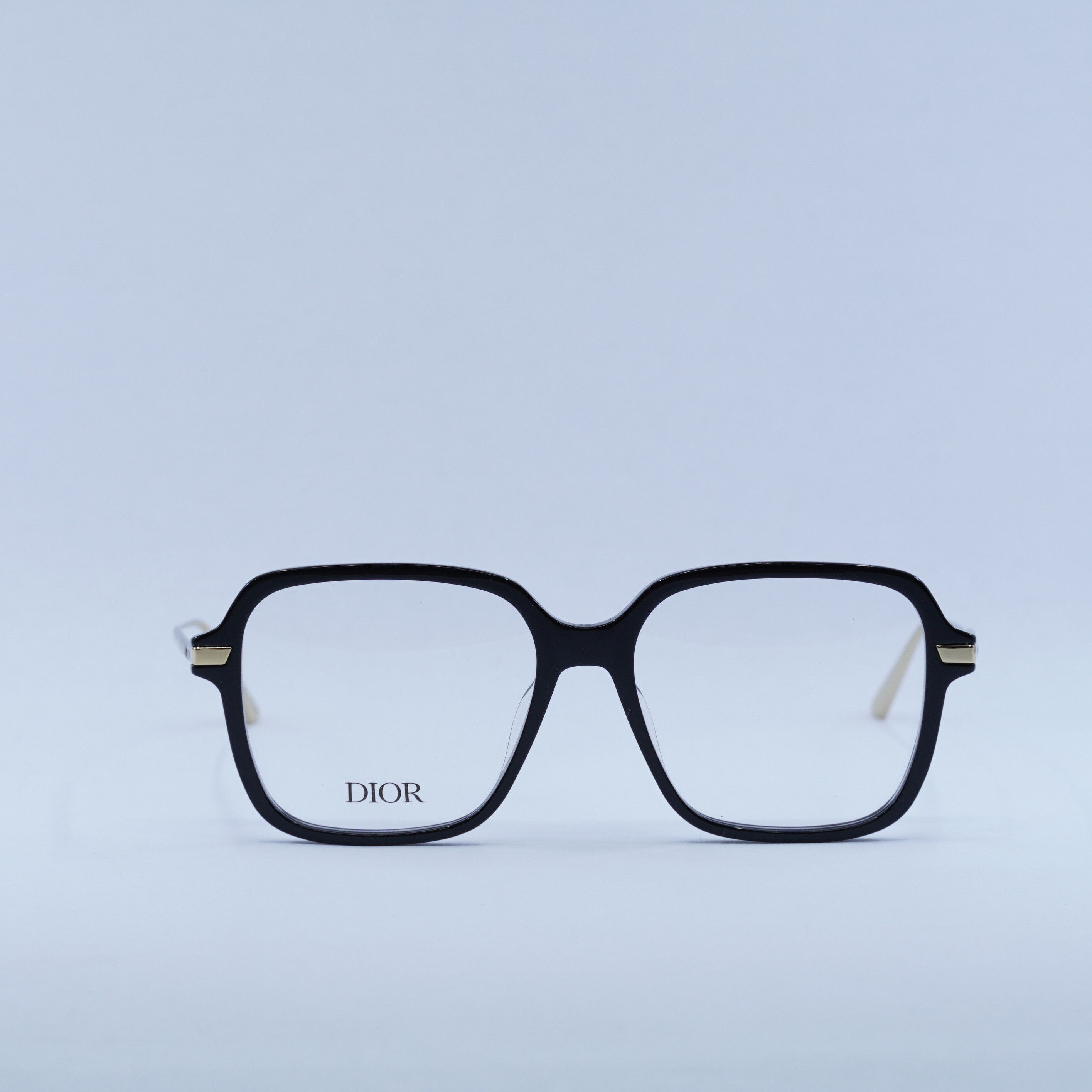 Dior Dior GEMDIORO S5I 1200 Eyeglasses Black 54mm Square Frame Size ONE SIZE - 4 Thumbnail