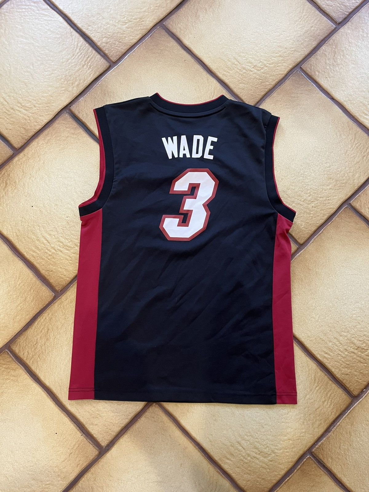 Adidas × NBA Adidas Miami Heat #3 Dwyane Wade NBA Jersey Size US S / EU 44-46 / 1 - 5 Thumbnail