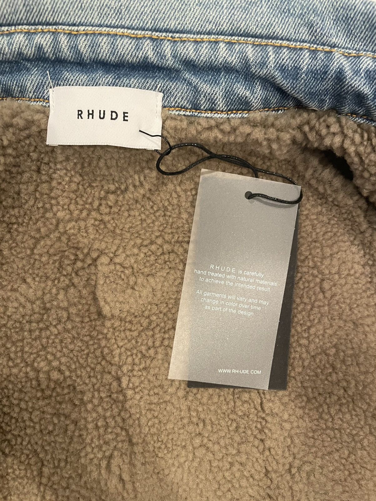 Rhude Rhude Denim Jacket Size US L / EU 52-54 / 3 - 9 Thumbnail
